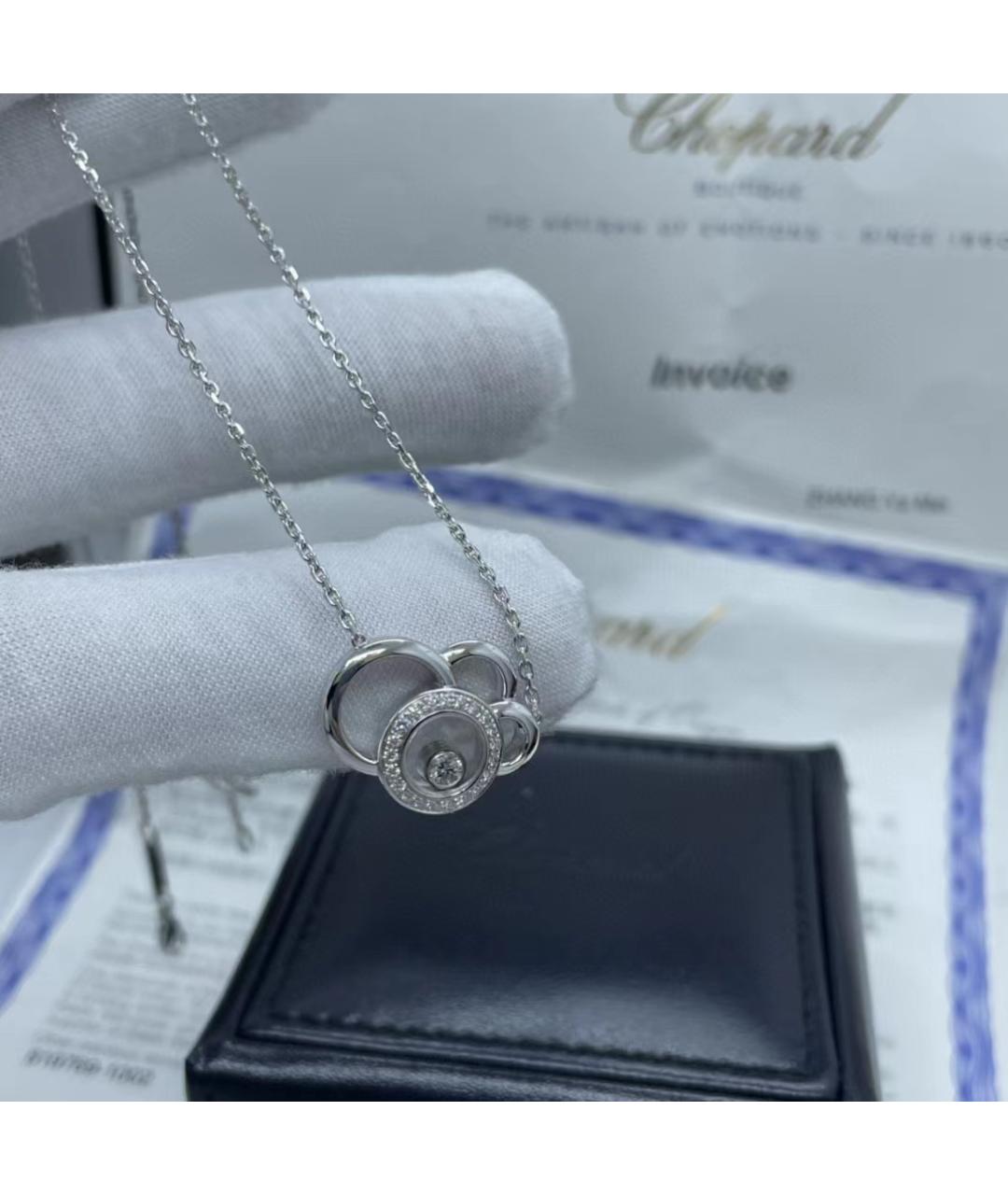 CHOPARD Серебряное колье из белого золота, фото 6