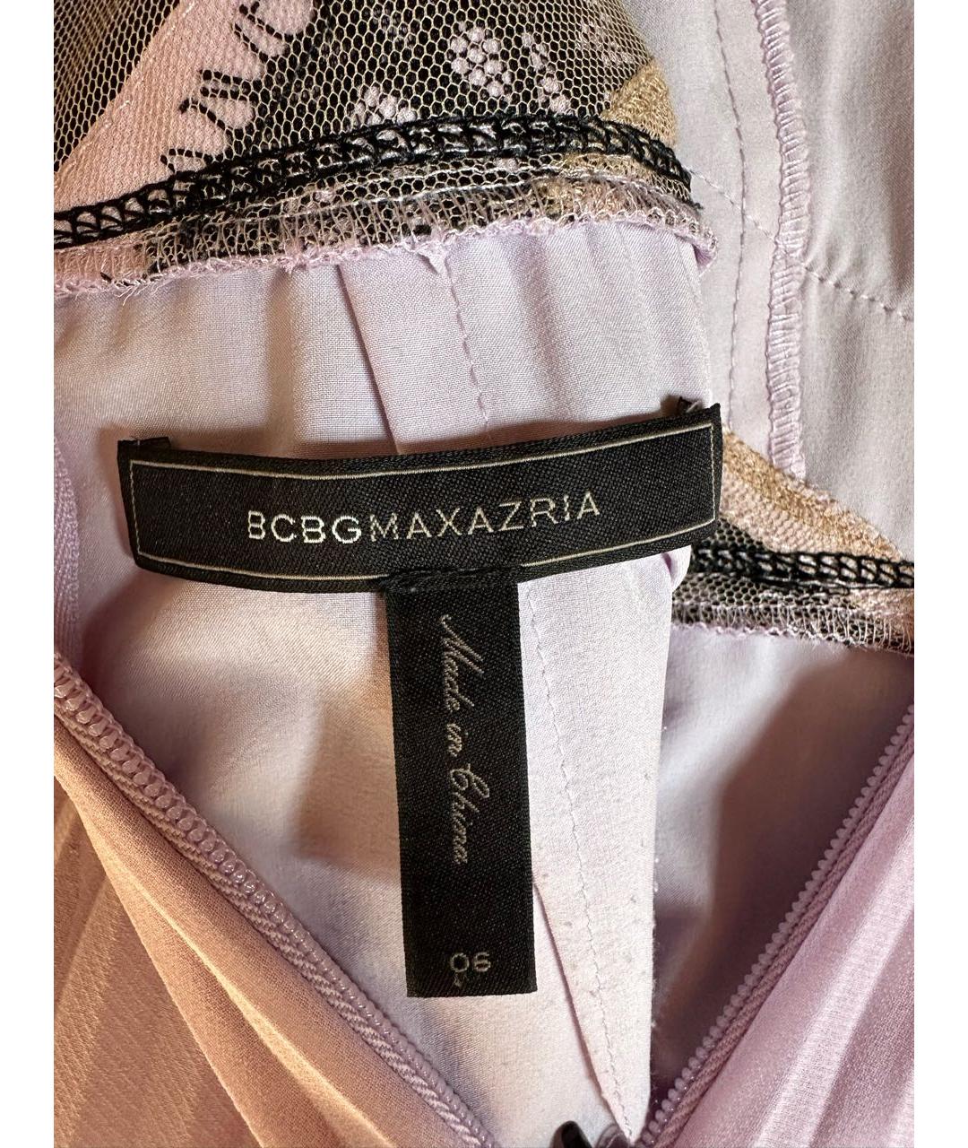 BCBG MAXAZRIA Фиолетовое кружевное вечернее платье, фото 4