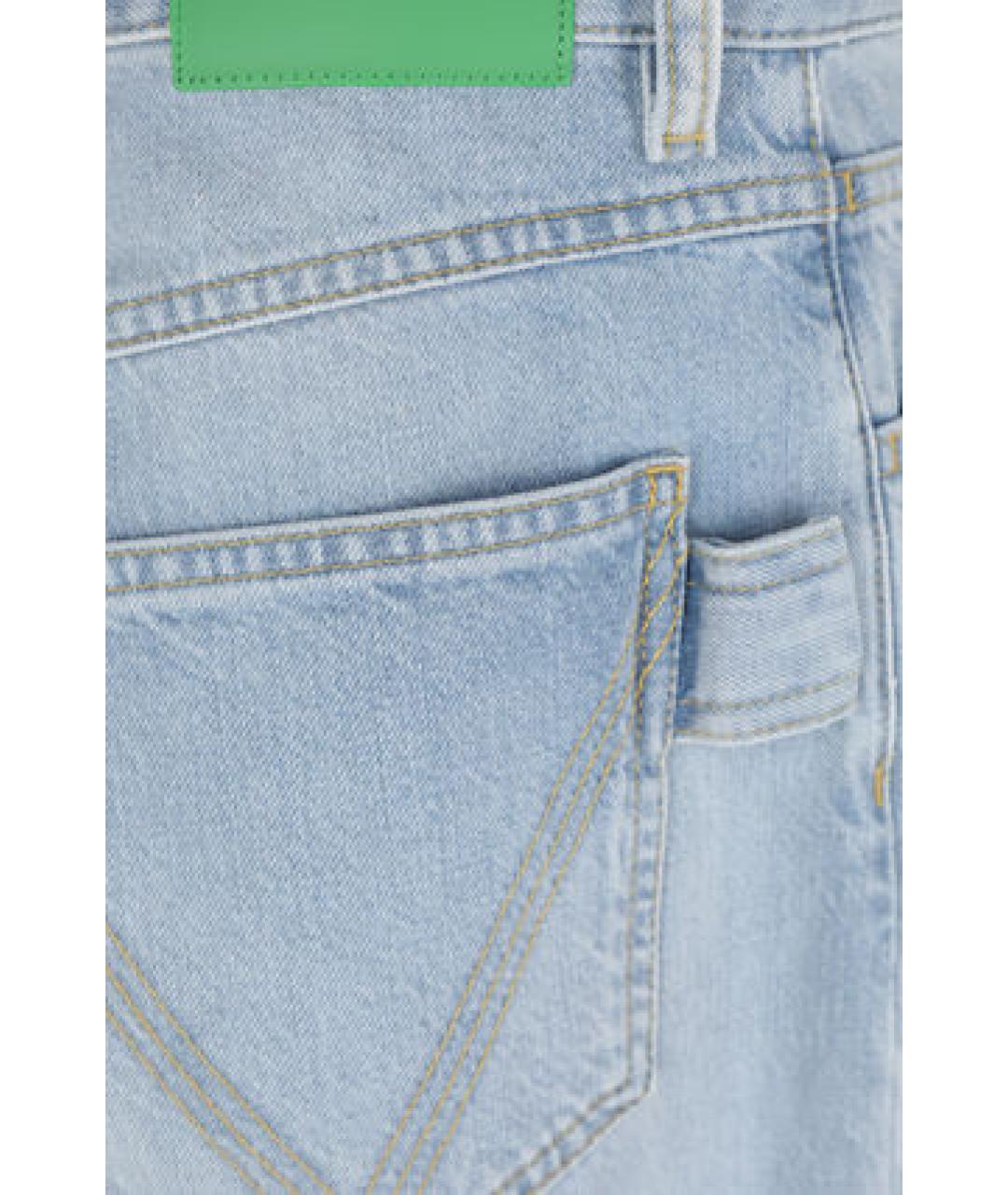 BOTTEGA VENETA Голубые прямые джинсы, фото 6