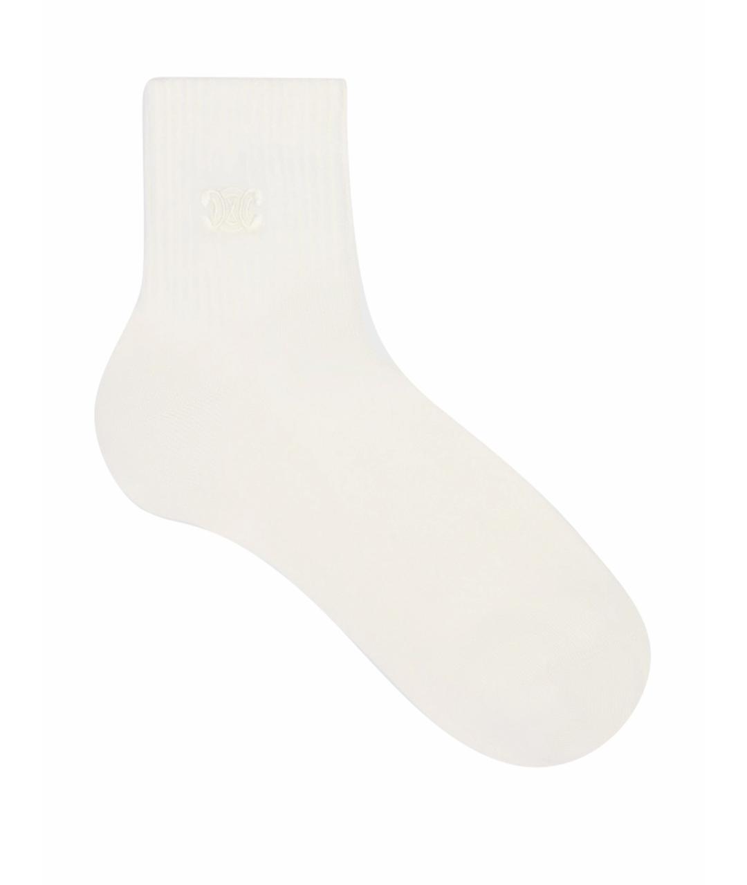 CELINE PRE-OWNED Бежевые носки, чулки и колготы, фото 1