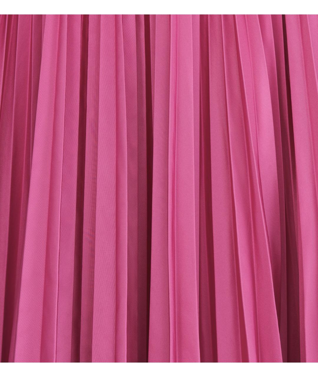 CHRISTIAN DIOR PRE-OWNED Розовая шелковая юбка миди, фото 3