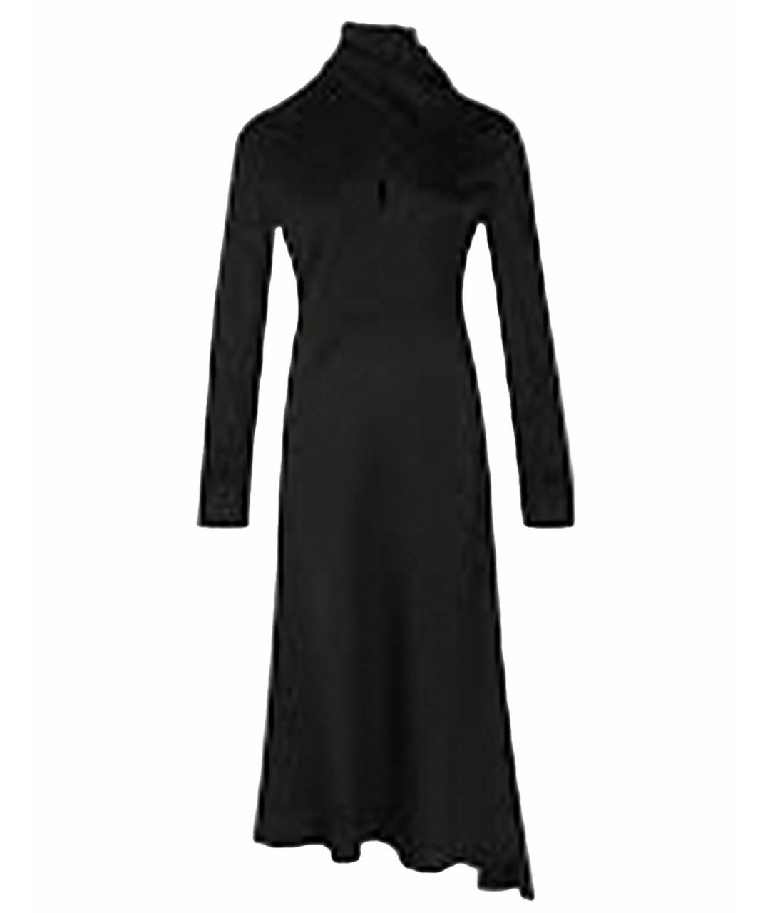 JIL SANDER Черное повседневное платье, фото 1