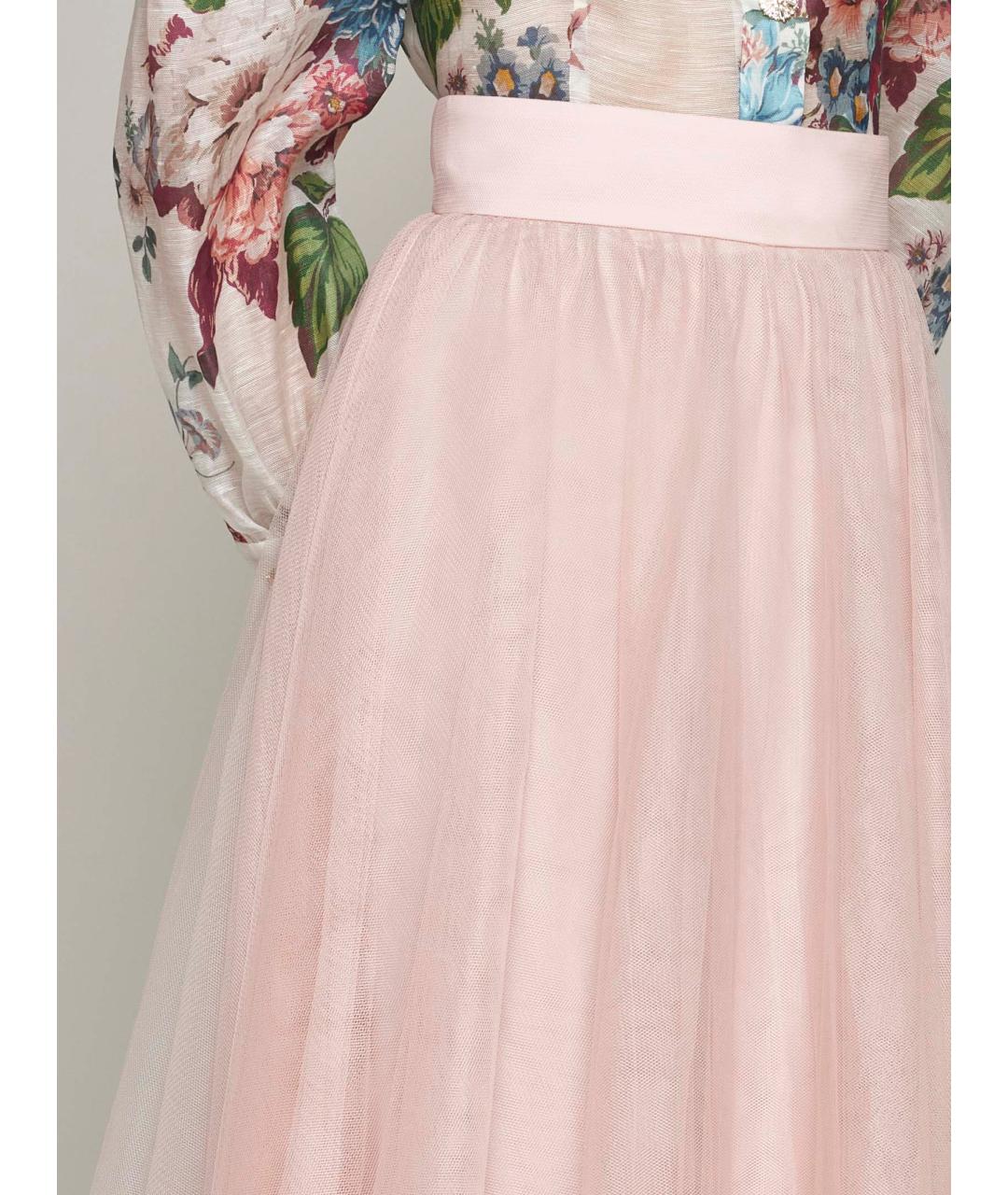 ZIMMERMANN Розовая юбка макси, фото 5