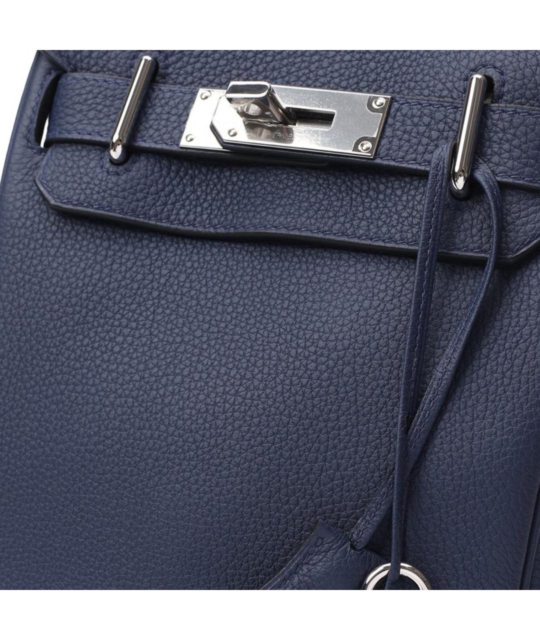 HERMES PRE-OWNED Синий кожаный рюкзак, фото 5