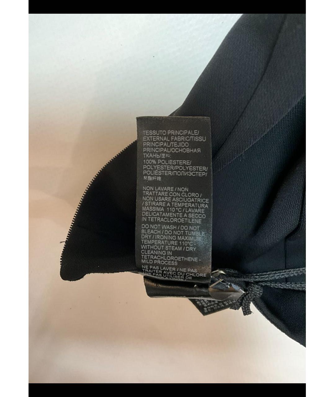 ERMANNO SCERVINO Черная полиэстеровая юбка миди, фото 4