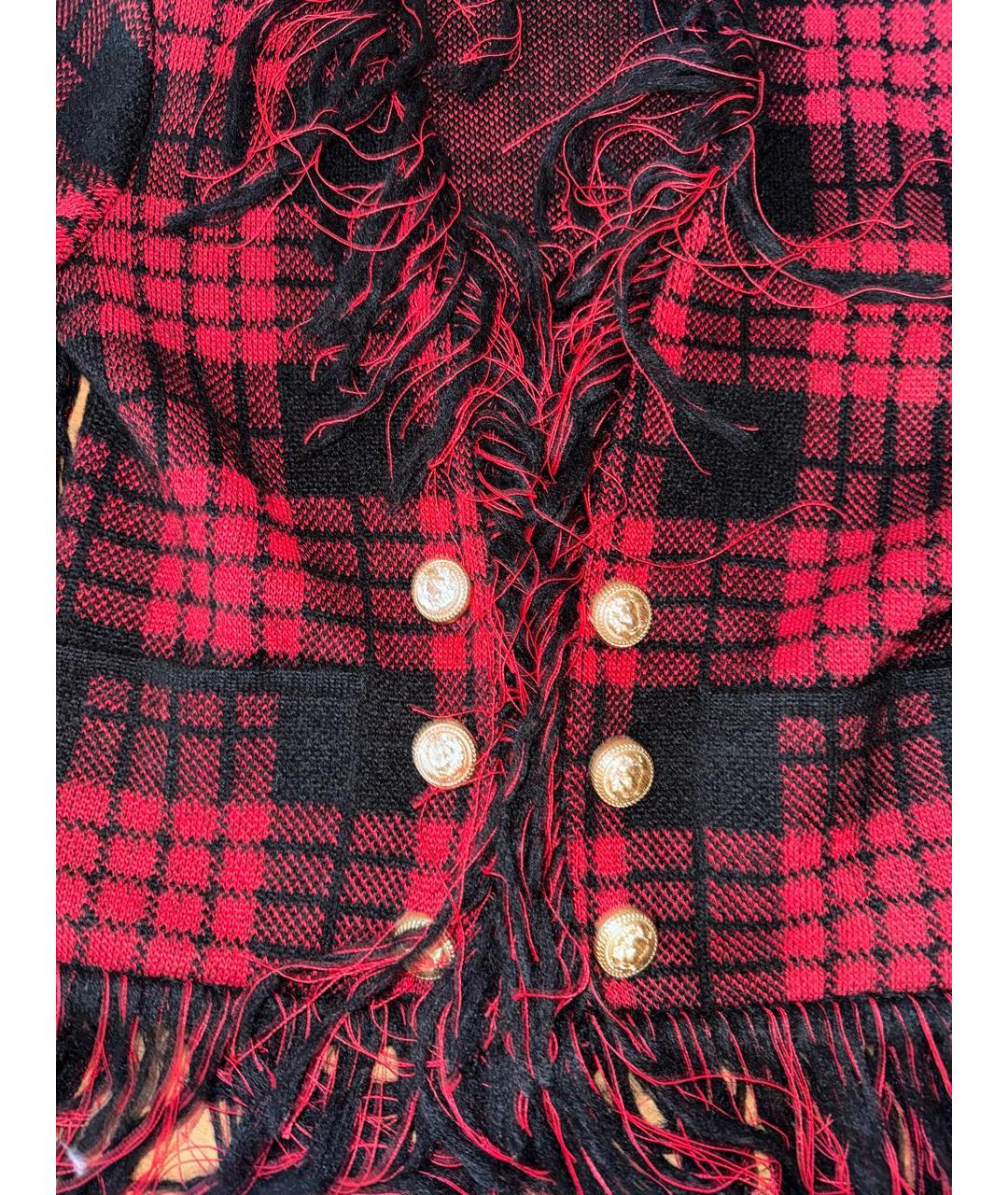 BALMAIN Красный жакет/пиджак, фото 4