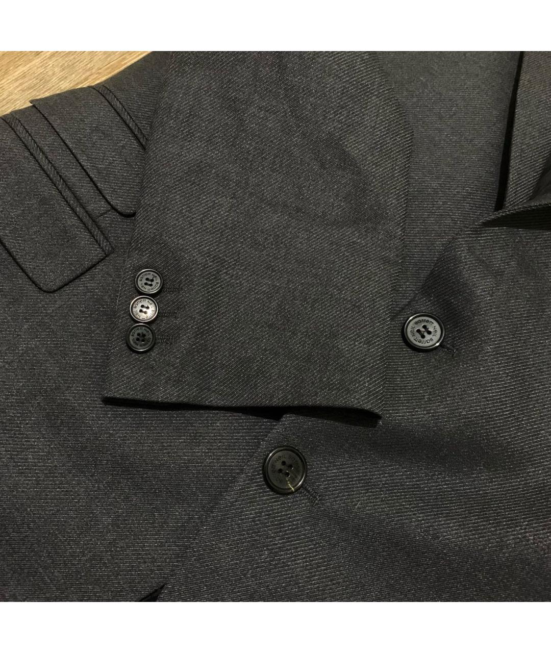 NEIL BARRETT Серый шерстяной пиджак, фото 4