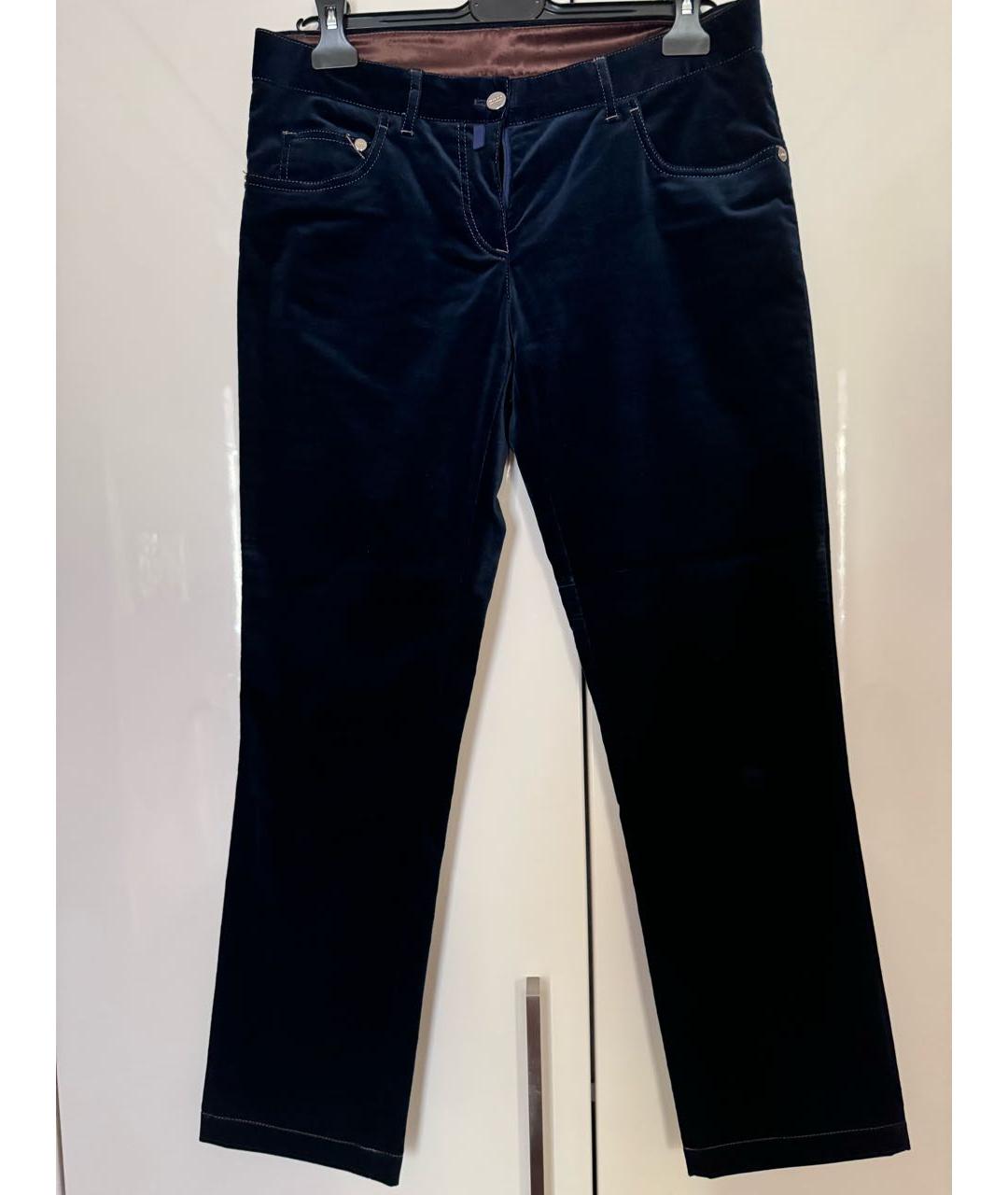 ZILLI Темно-синие прямые джинсы, фото 7