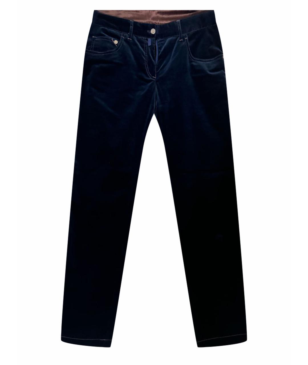 ZILLI Темно-синие прямые джинсы, фото 1