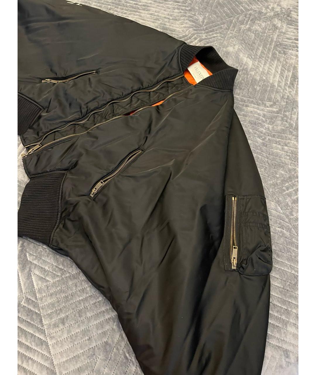 VALENTINO Черная полиамидовая куртка, фото 5