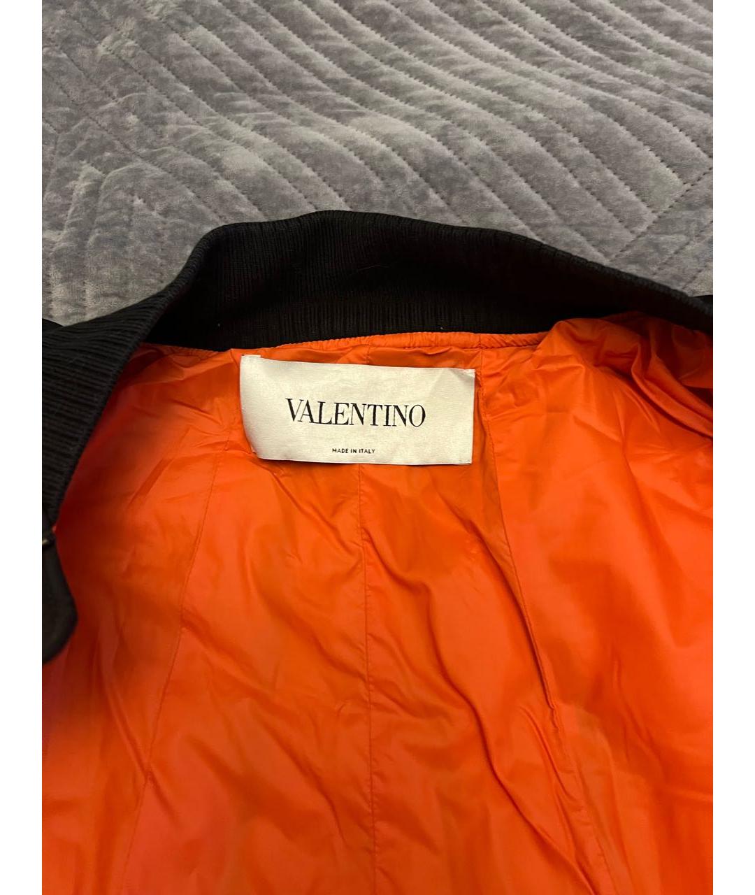VALENTINO Черная полиамидовая куртка, фото 3