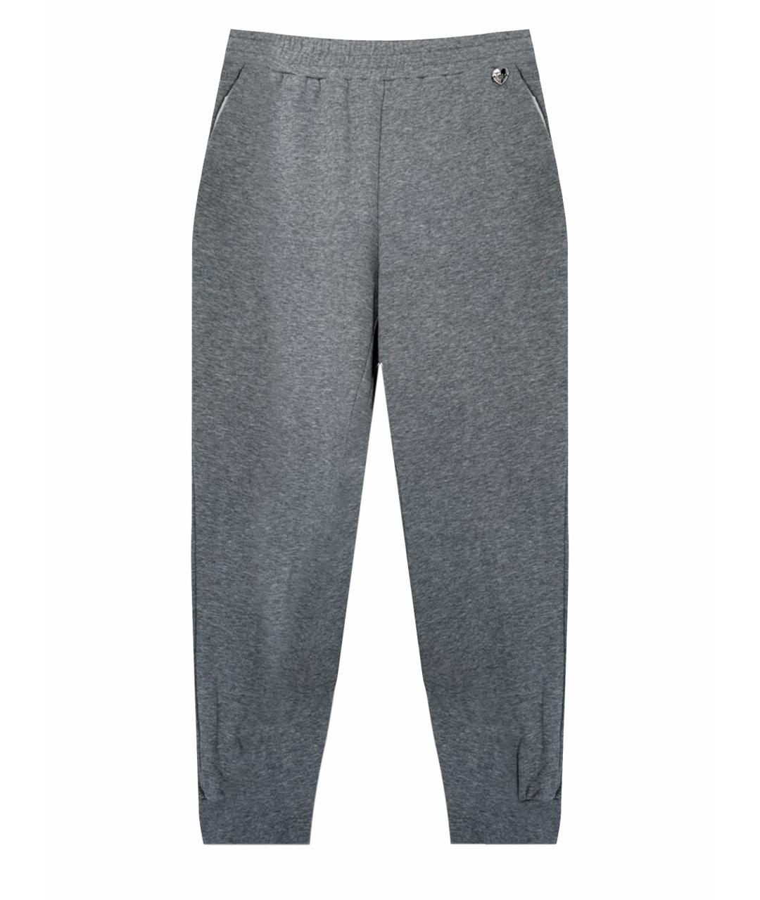 TWIN-SET Серые хлопковые спортивные брюки и шорты, фото 1