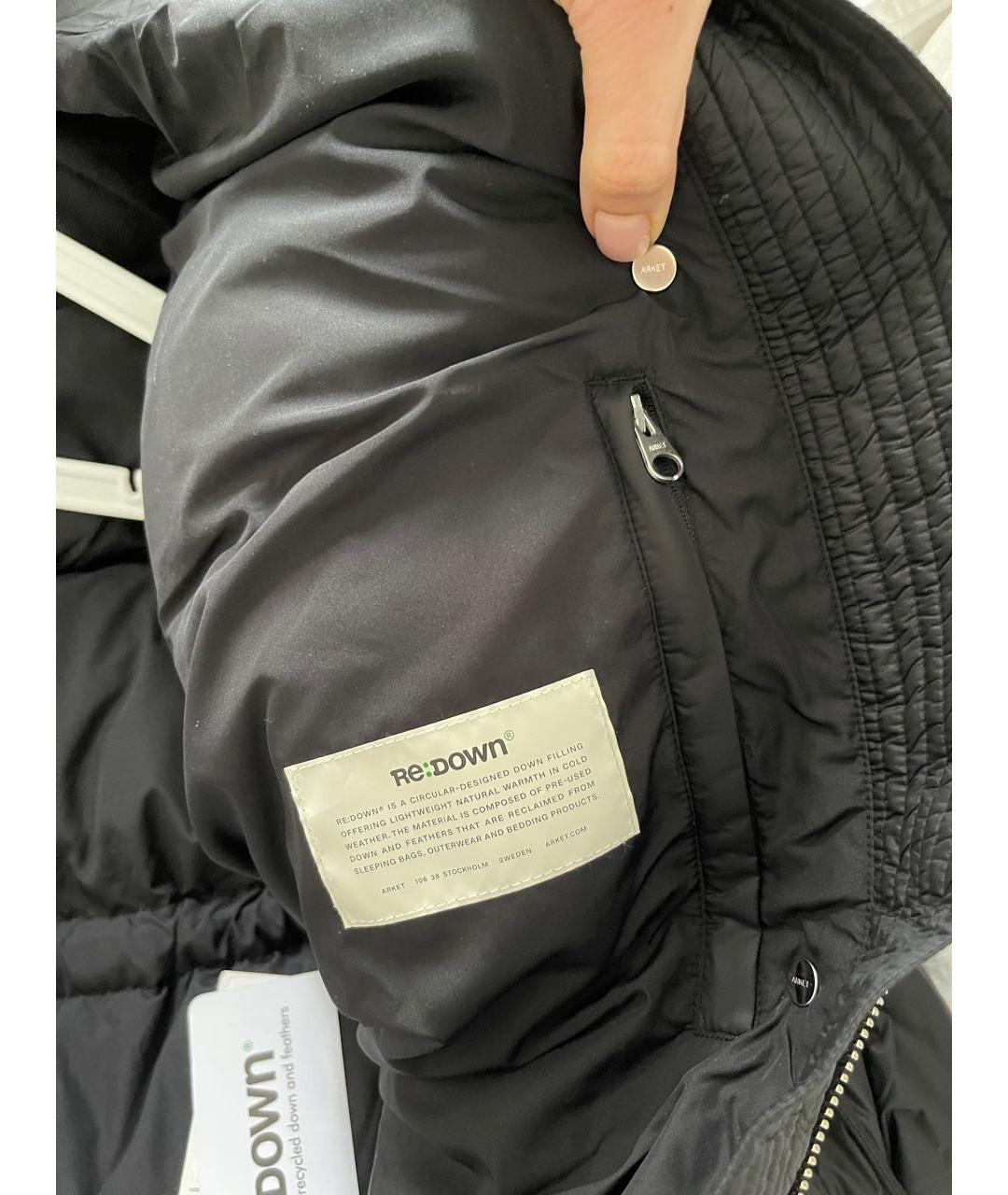 ARKET Черная полиэстеровая куртка, фото 3