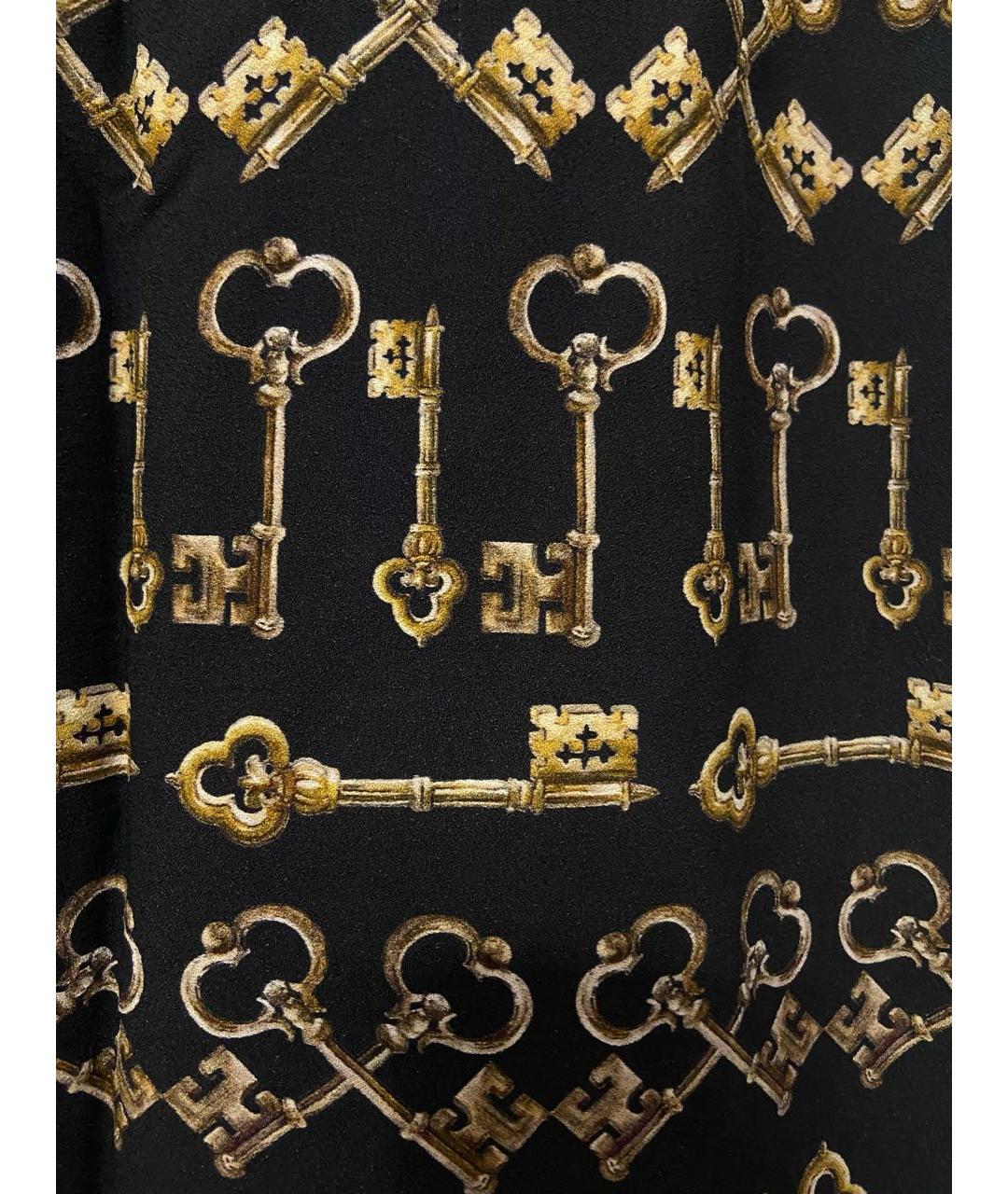 DOLCE&GABBANA Мульти вискозное повседневное платье, фото 3