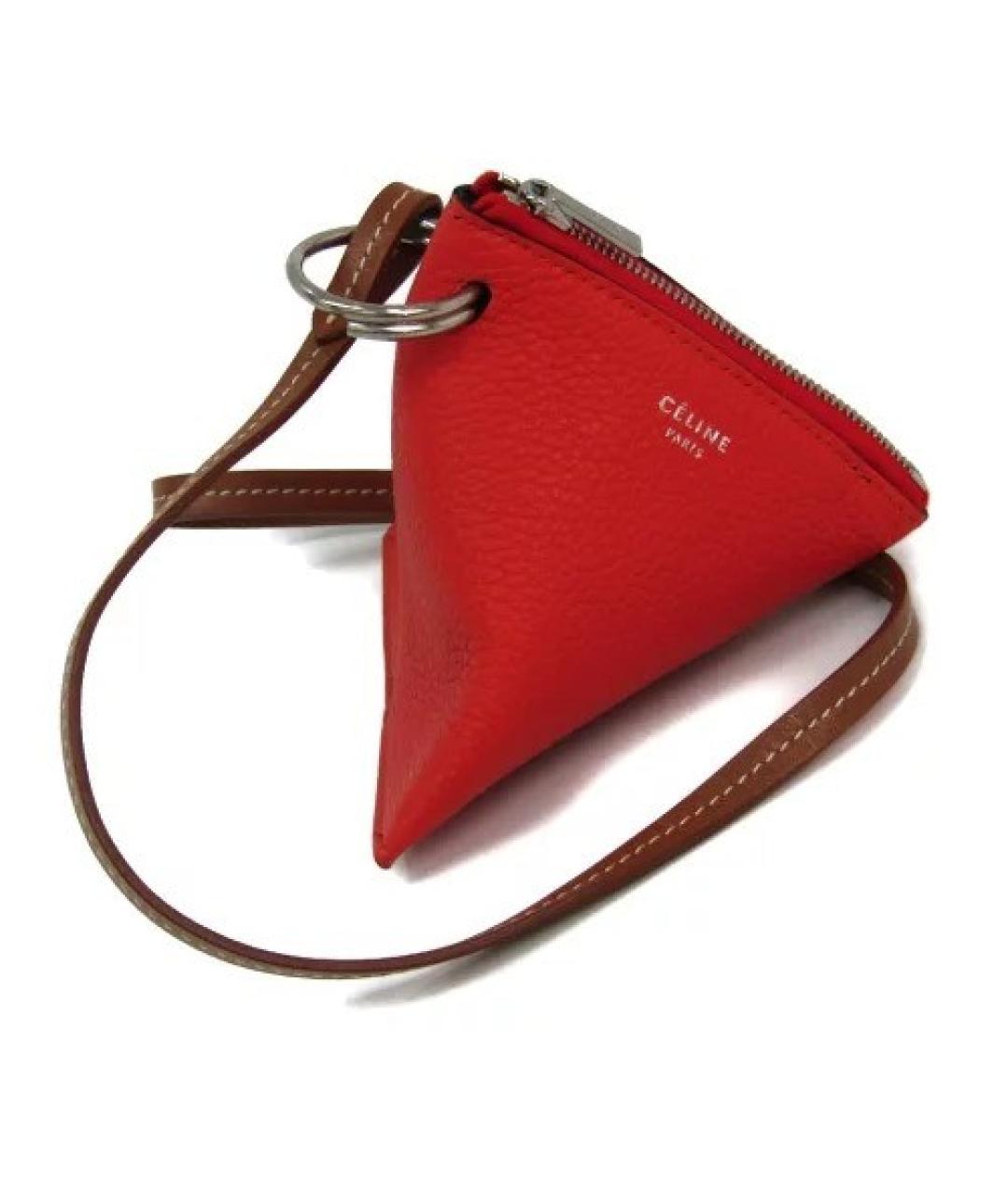 CELINE PRE-OWNED Красный кожаный кошелек, фото 1