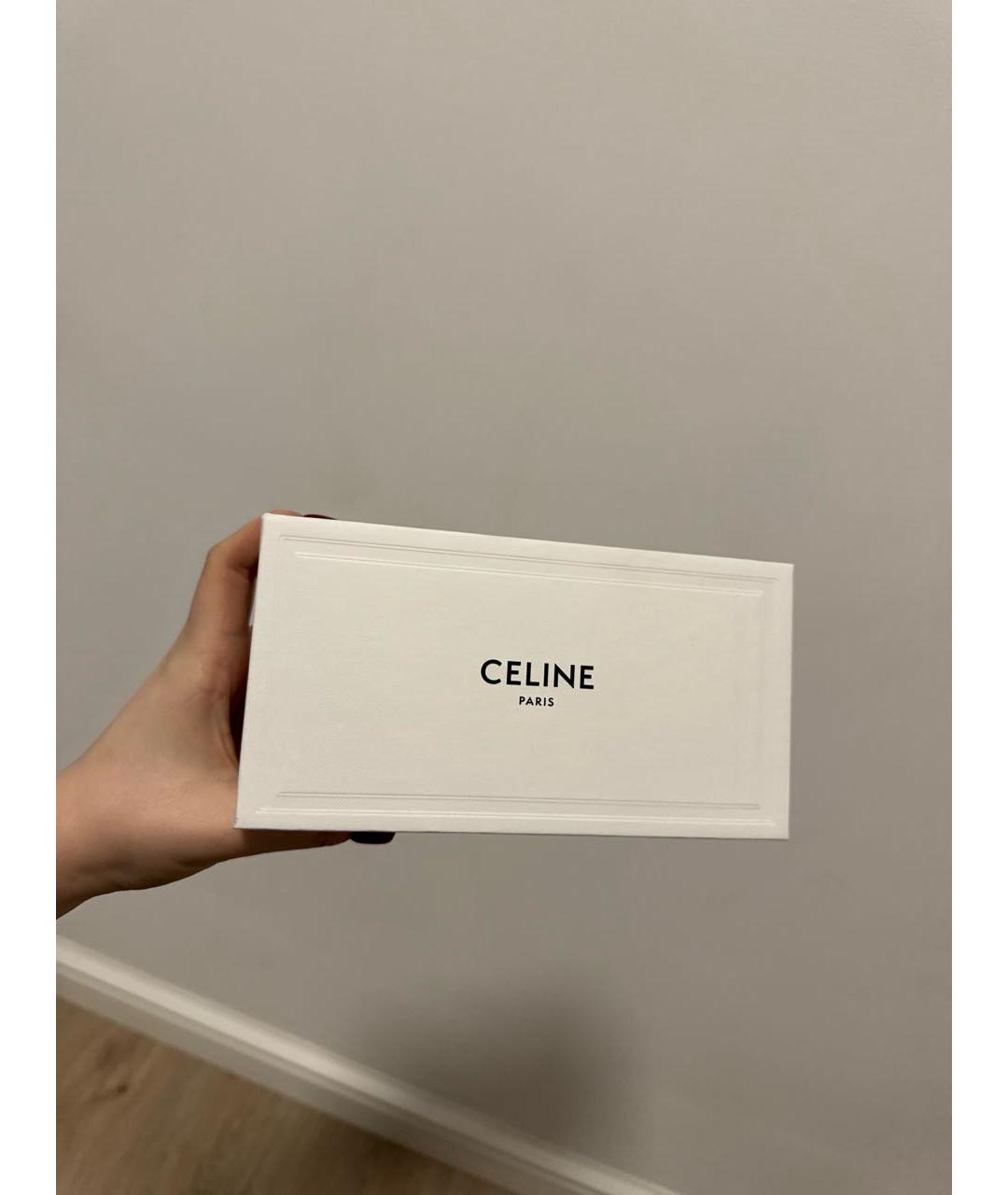 CELINE Коричневые солнцезащитные очки, фото 4