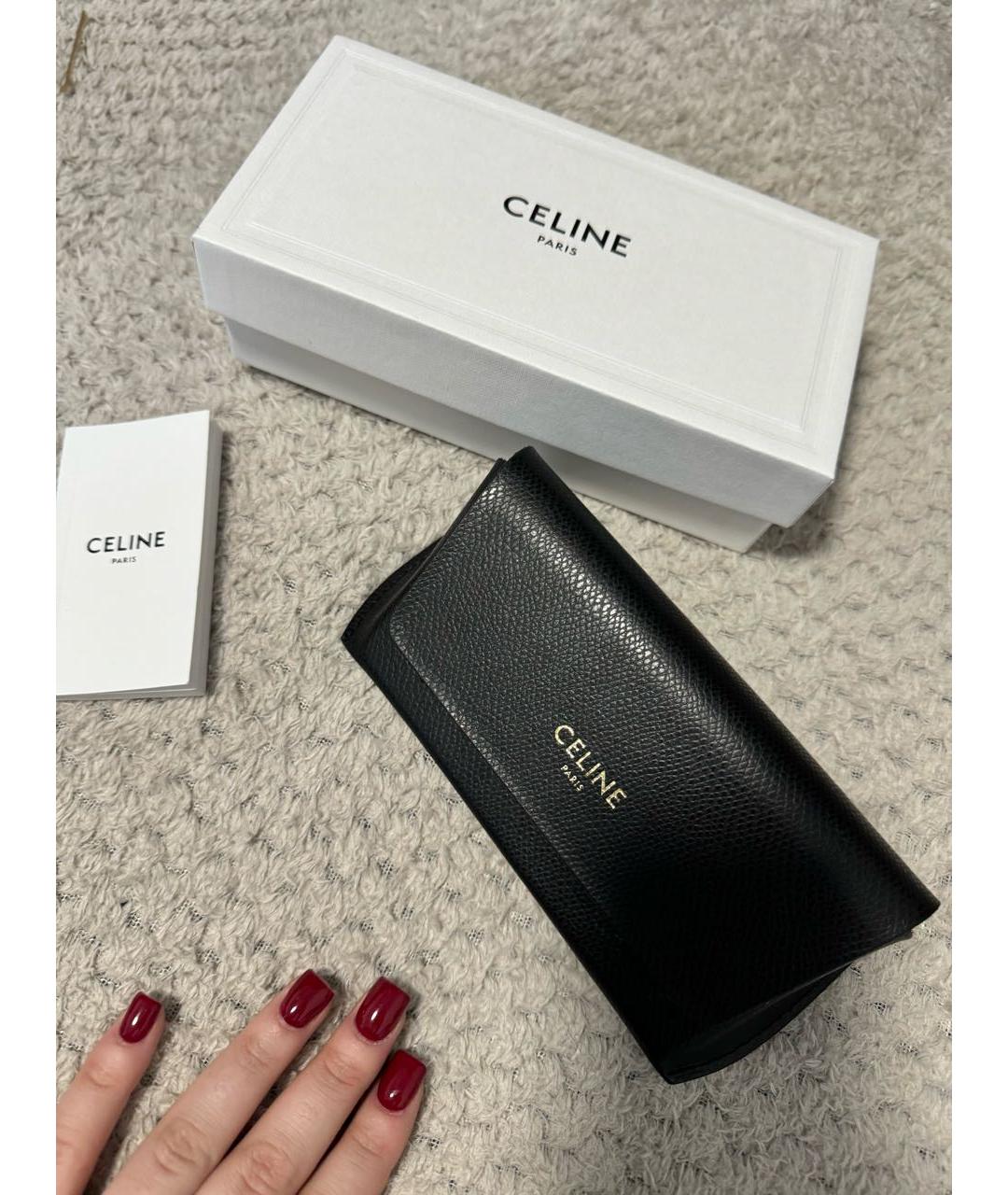 CELINE Коричневые солнцезащитные очки, фото 8