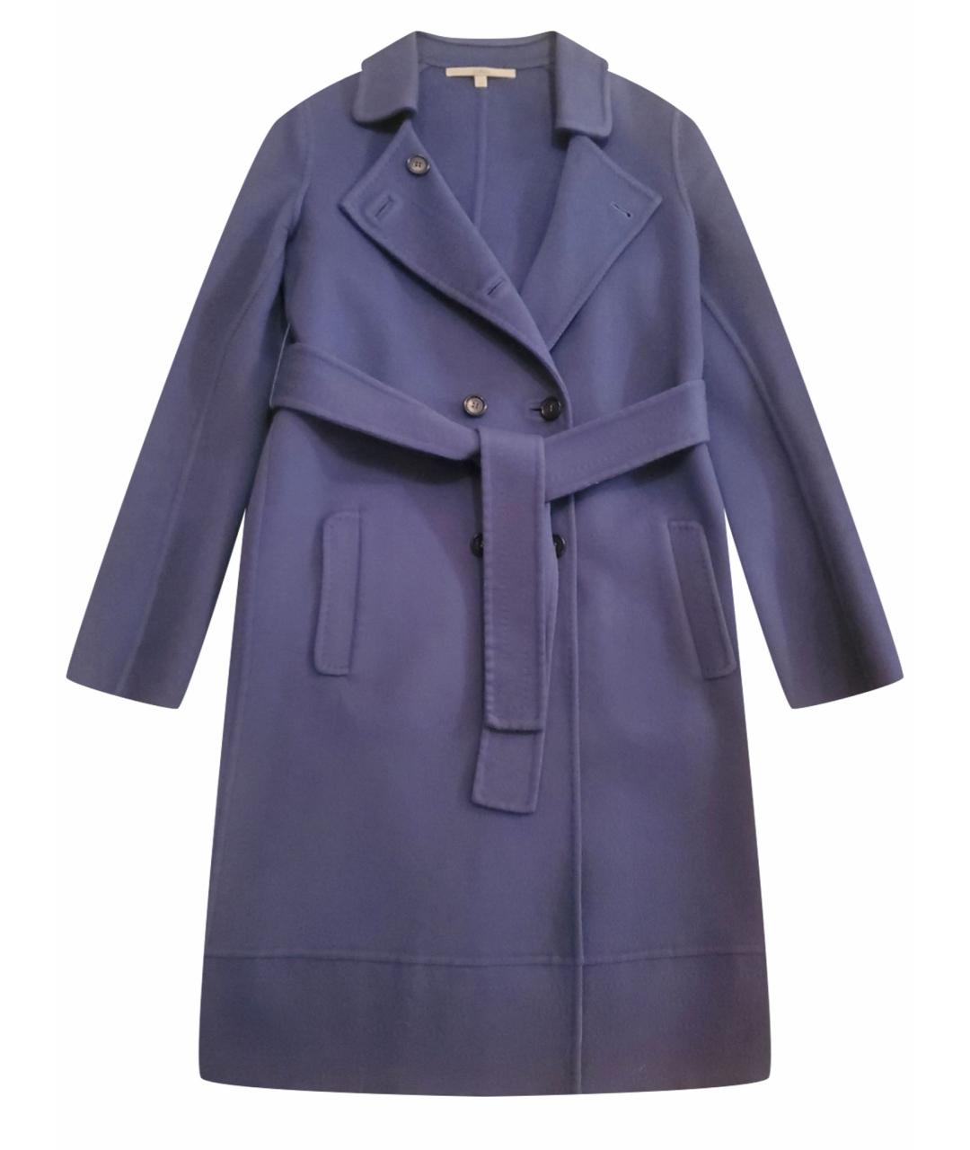 MALO Голубое кашемировое пальто, фото 1