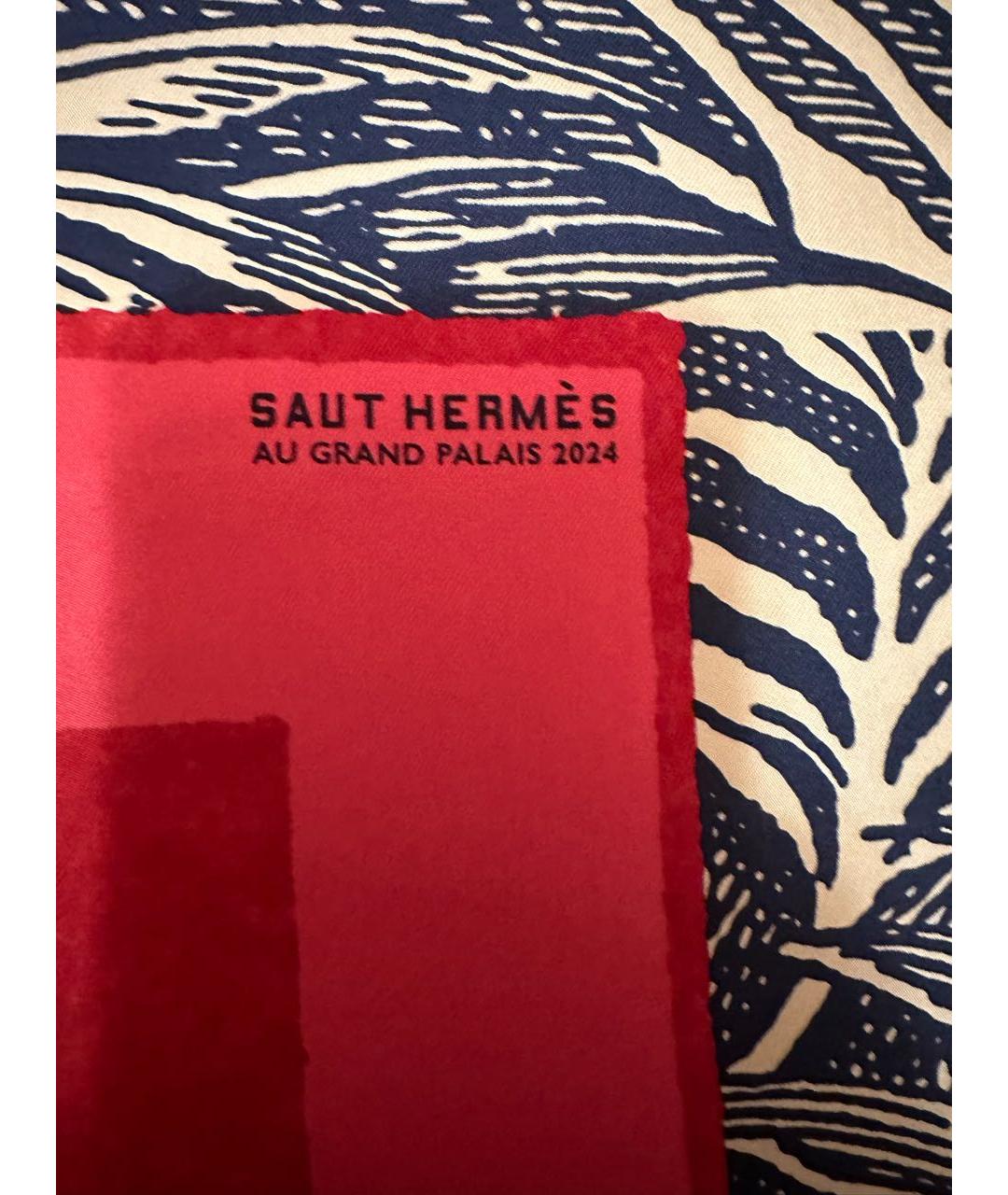 HERMES PRE-OWNED Розовый шелковый платок, фото 4