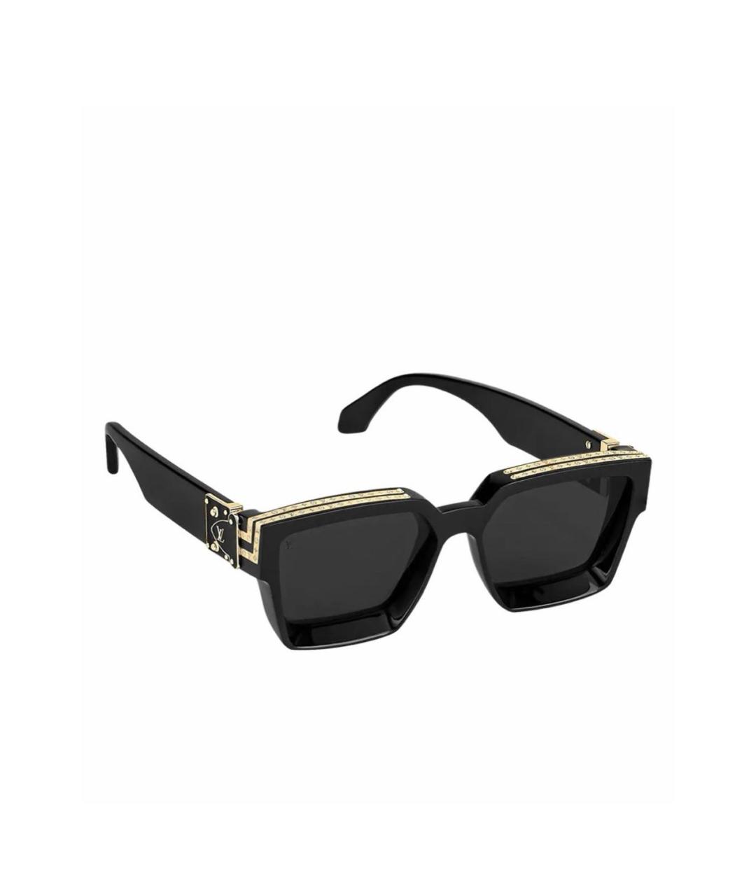 LOUIS VUITTON PRE-OWNED Черные пластиковые солнцезащитные очки, фото 1