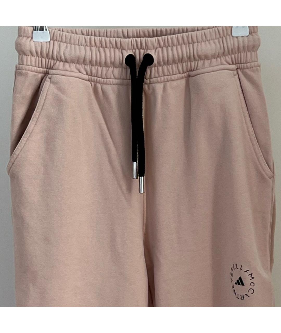 ADIDAS BY STELLA MCCARTNEY Розовые хлопковые спортивные брюки и шорты, фото 4
