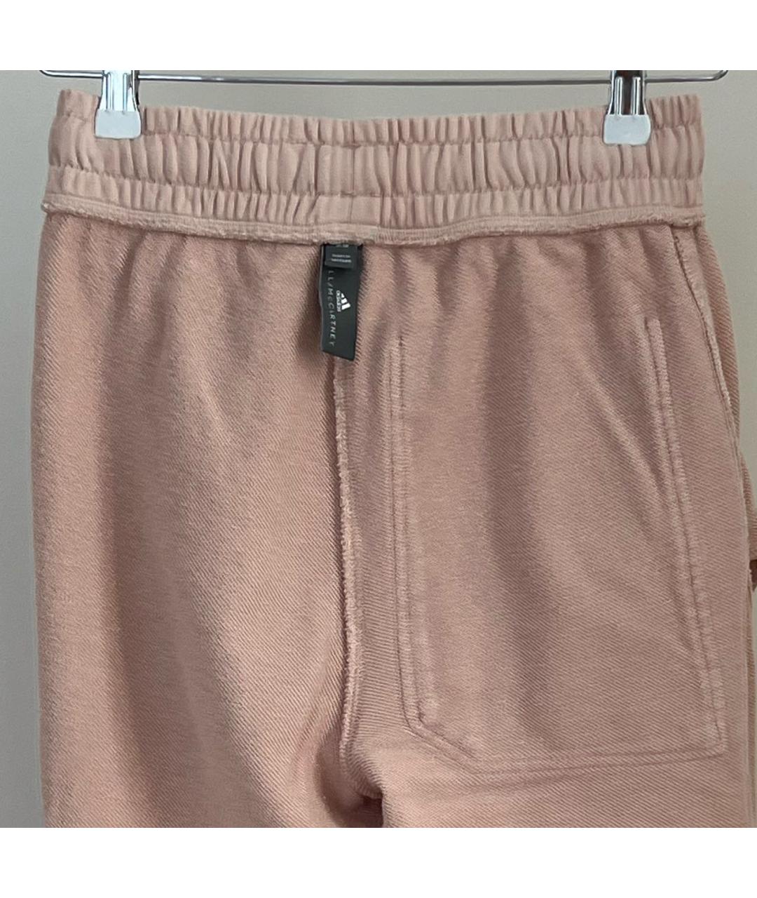 ADIDAS BY STELLA MCCARTNEY Розовые хлопковые спортивные брюки и шорты, фото 3