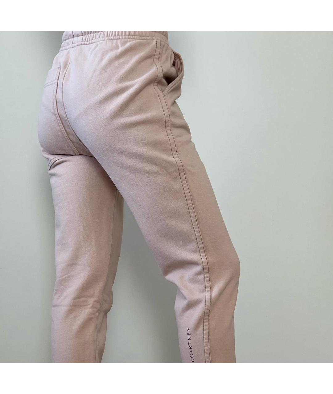 ADIDAS BY STELLA MCCARTNEY Розовые хлопковые спортивные брюки и шорты, фото 7