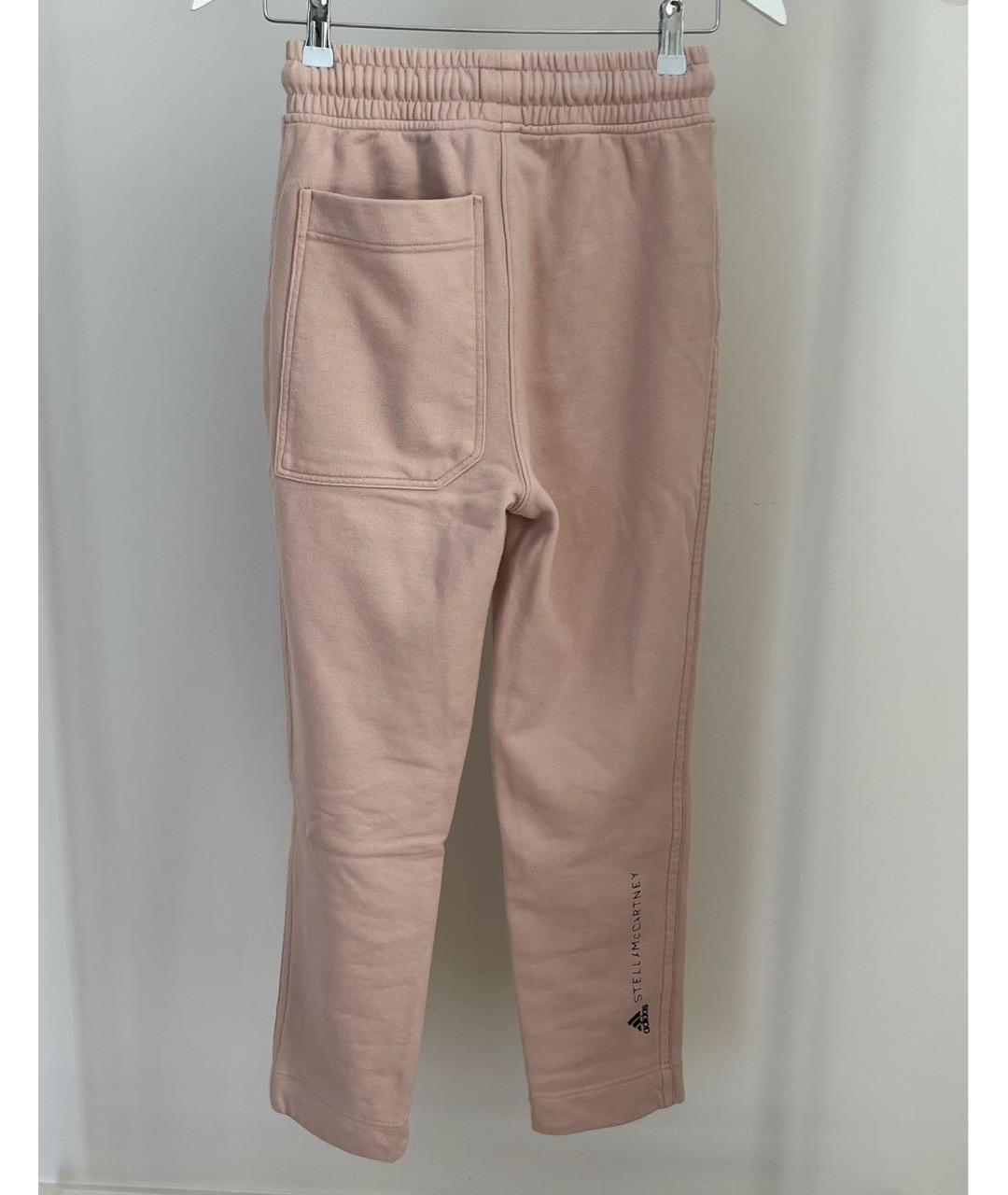 ADIDAS BY STELLA MCCARTNEY Розовые хлопковые спортивные брюки и шорты, фото 2