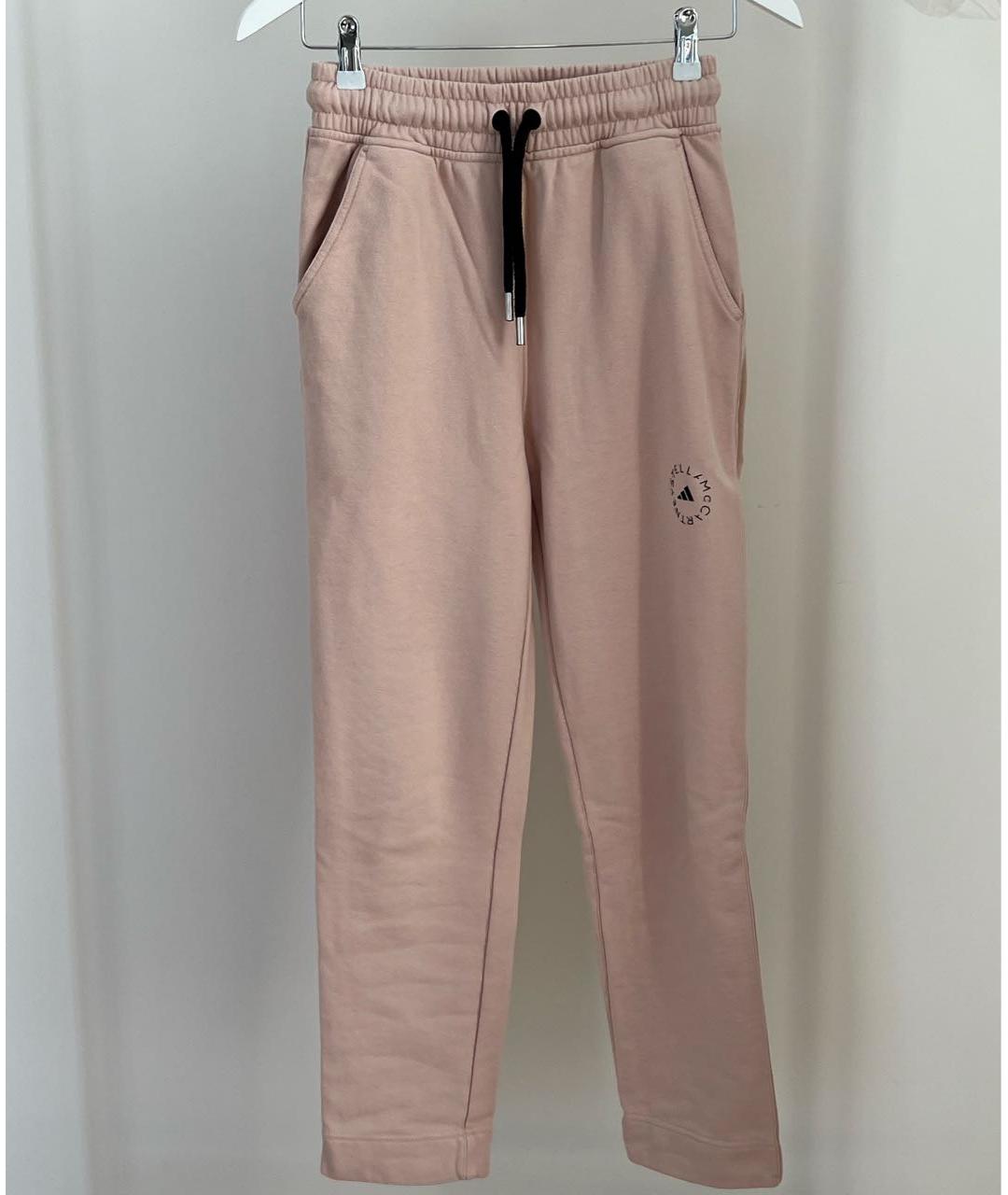 ADIDAS BY STELLA MCCARTNEY Розовые хлопковые спортивные брюки и шорты, фото 8