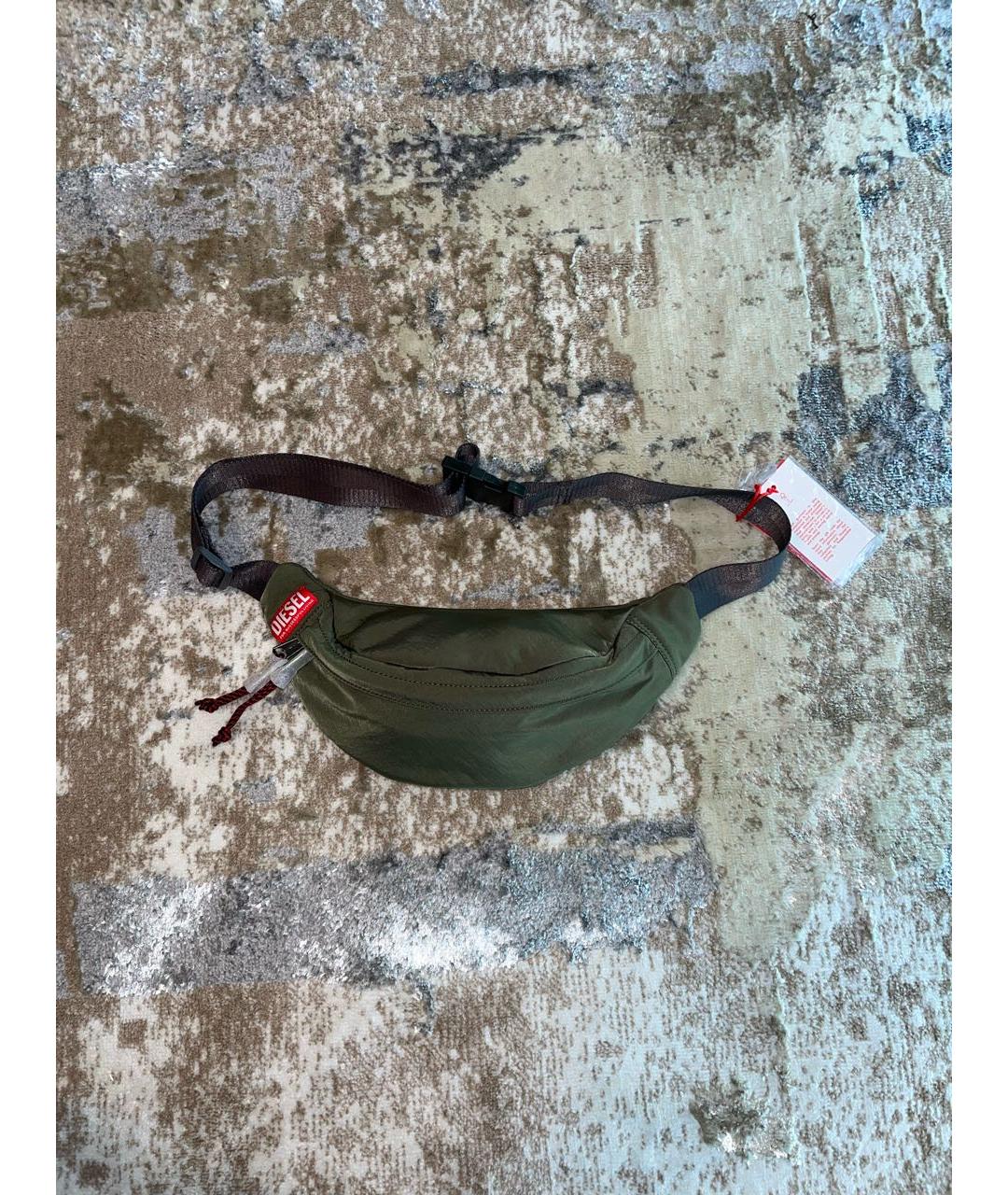 DIESEL Хаки поясная сумка, фото 6