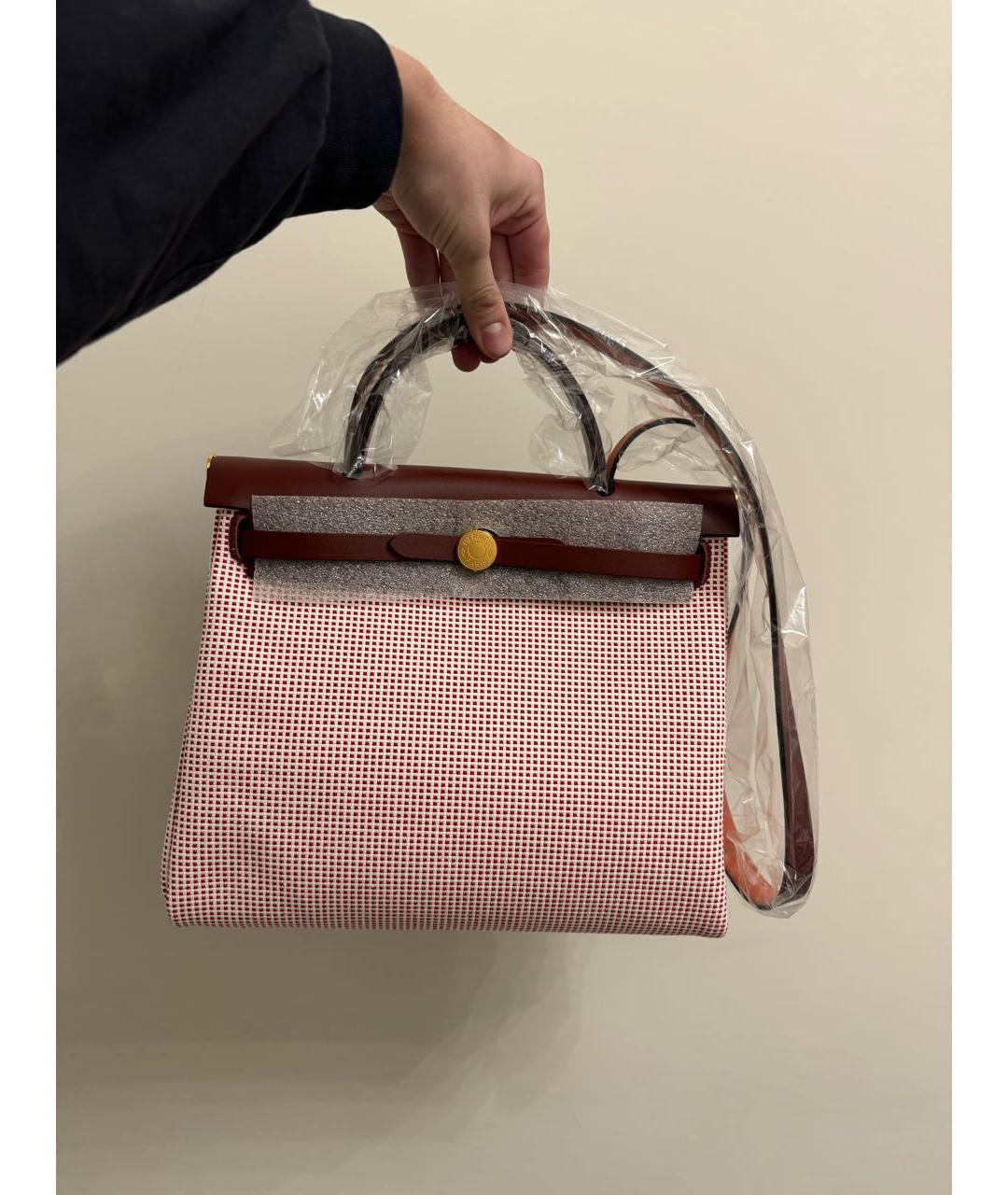HERMES PRE-OWNED Розовая сумка с короткими ручками, фото 7