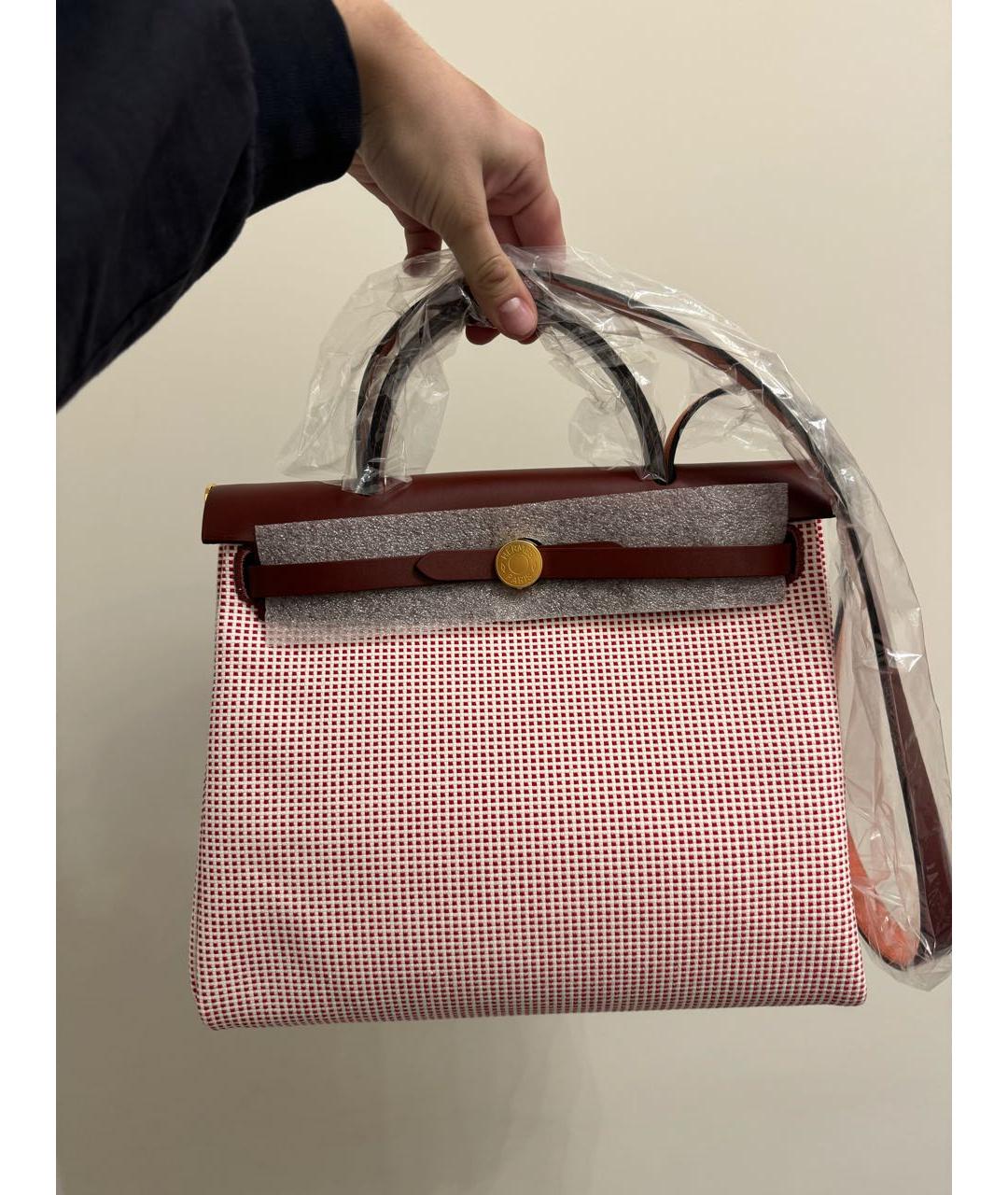 HERMES PRE-OWNED Розовая сумка с короткими ручками, фото 6