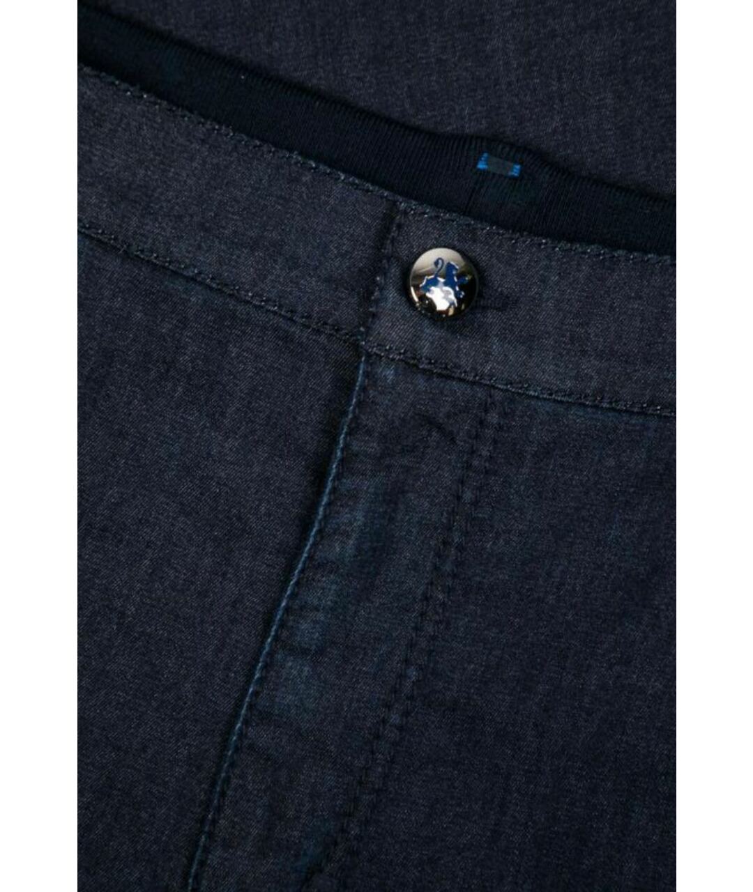 ZILLI Темно-синие хлопко-эластановые шорты, фото 6