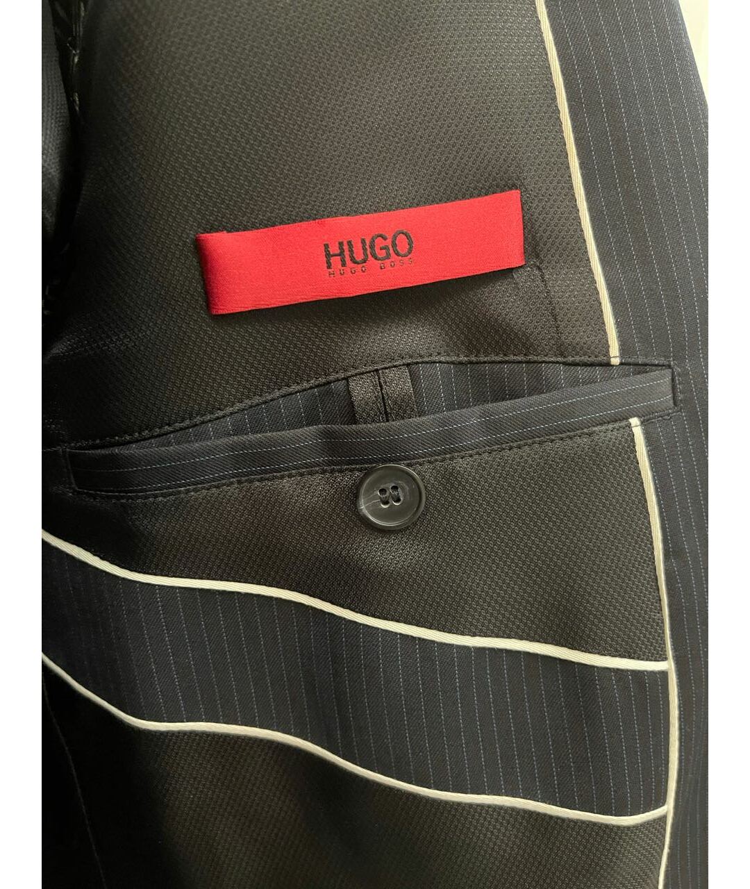 HUGO BOSS Темно-синий повседневный костюм, фото 7