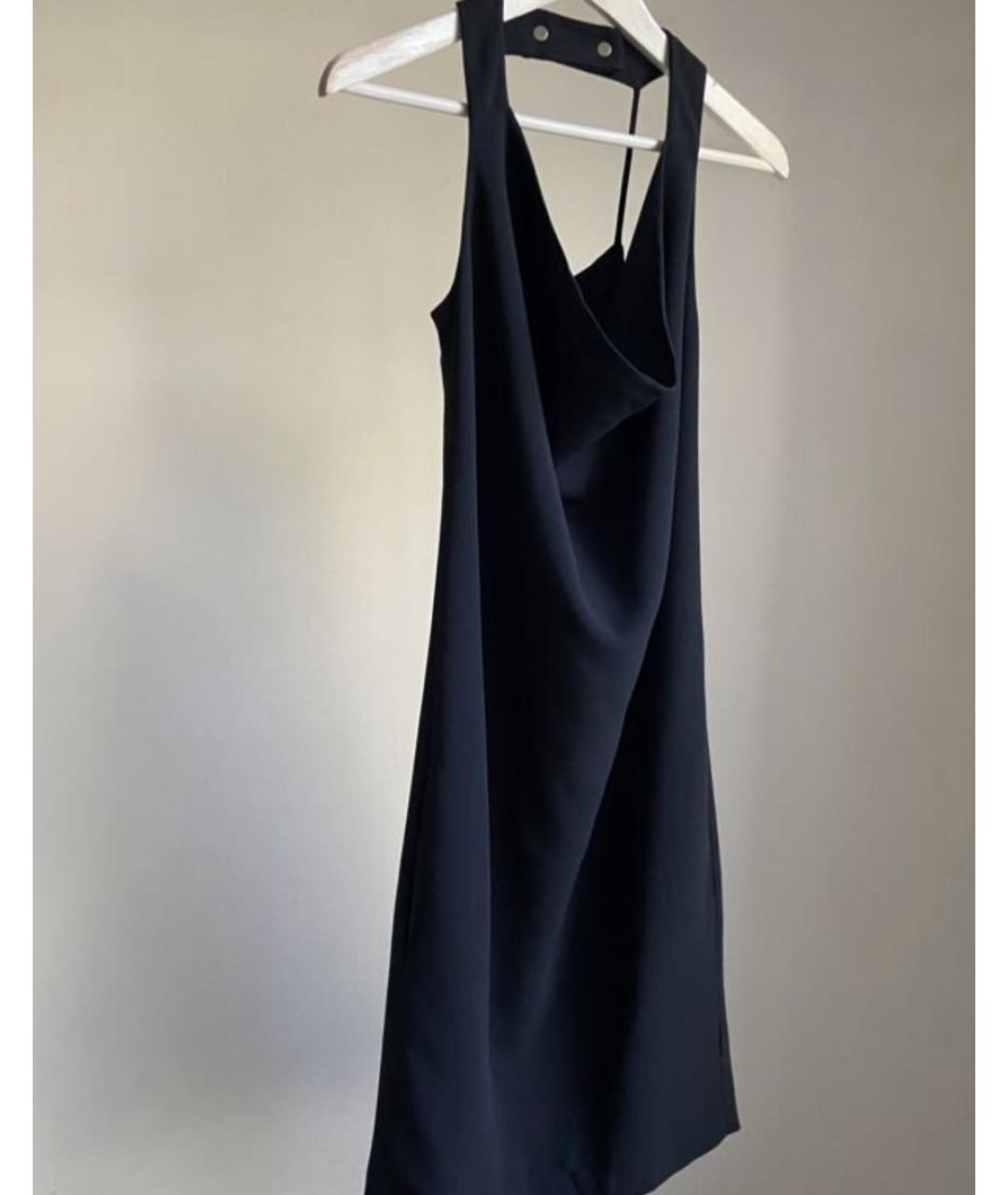 CELINE PRE-OWNED Черное вискозное коктейльное платье, фото 7