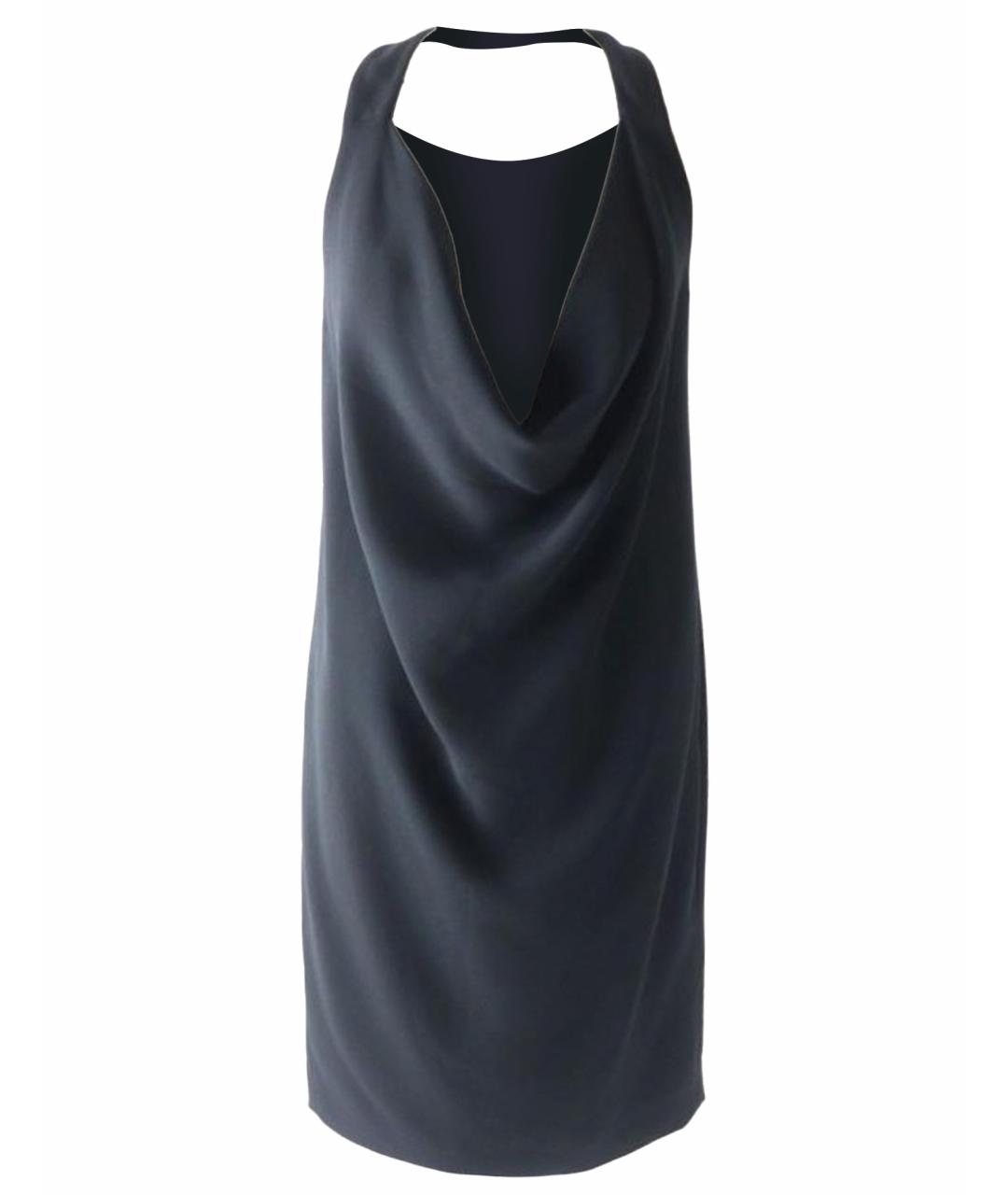 CELINE PRE-OWNED Черное вискозное коктейльное платье, фото 1