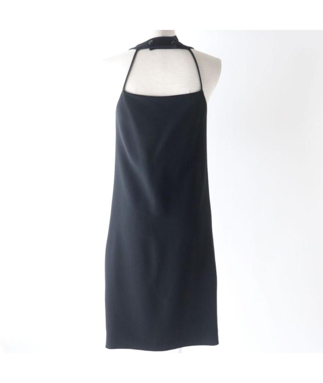 CELINE PRE-OWNED Черное вискозное коктейльное платье, фото 2