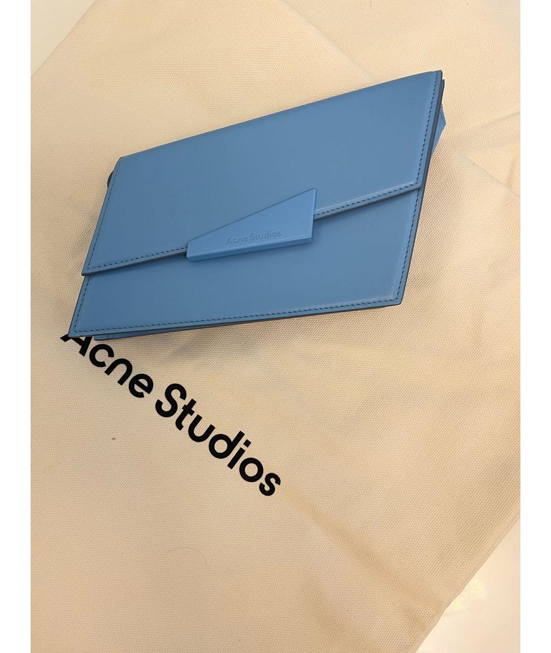 ACNE STUDIOS Голубая сумка через плечо, фото 6