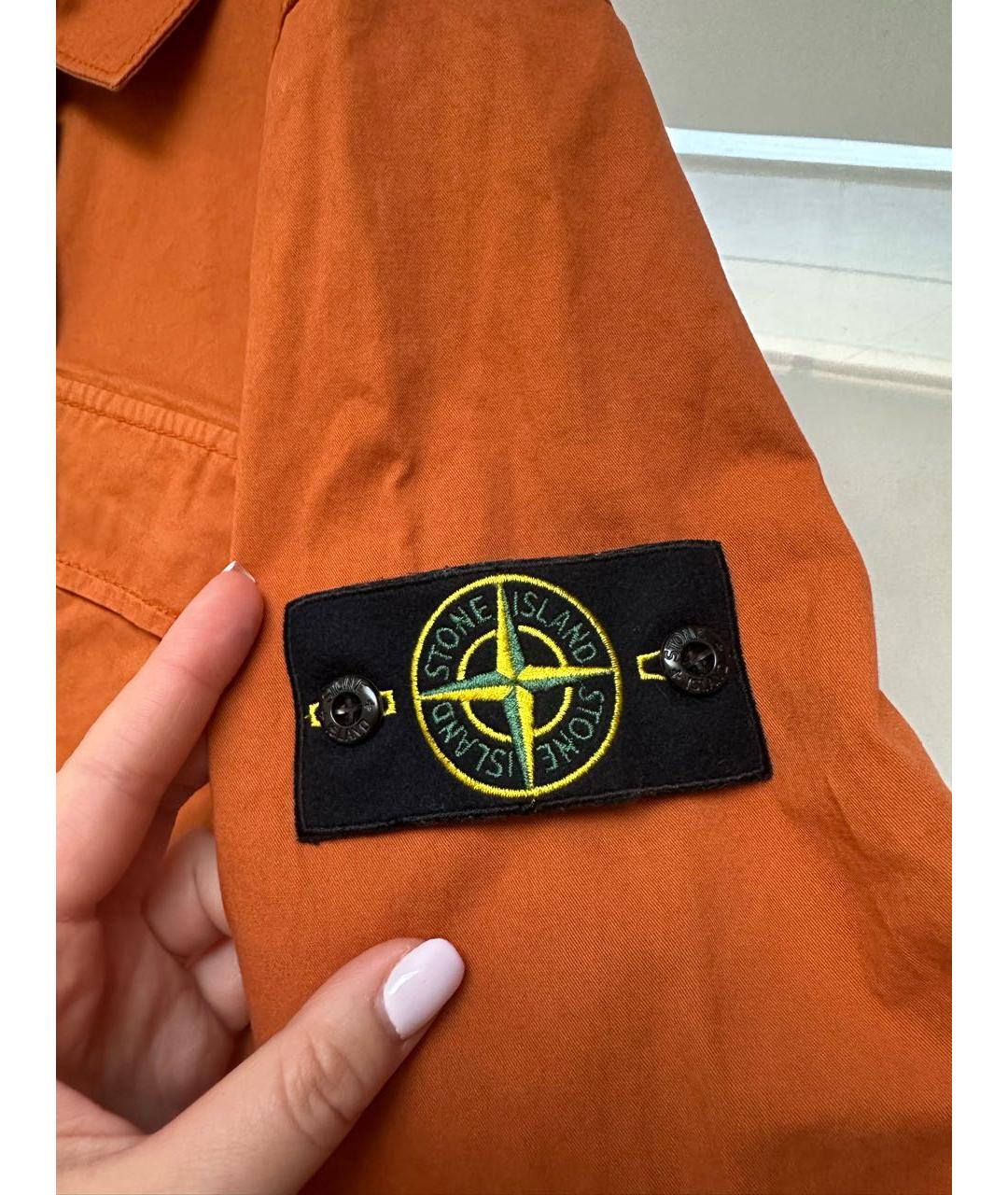 STONE ISLAND Оранжевая куртка, фото 2