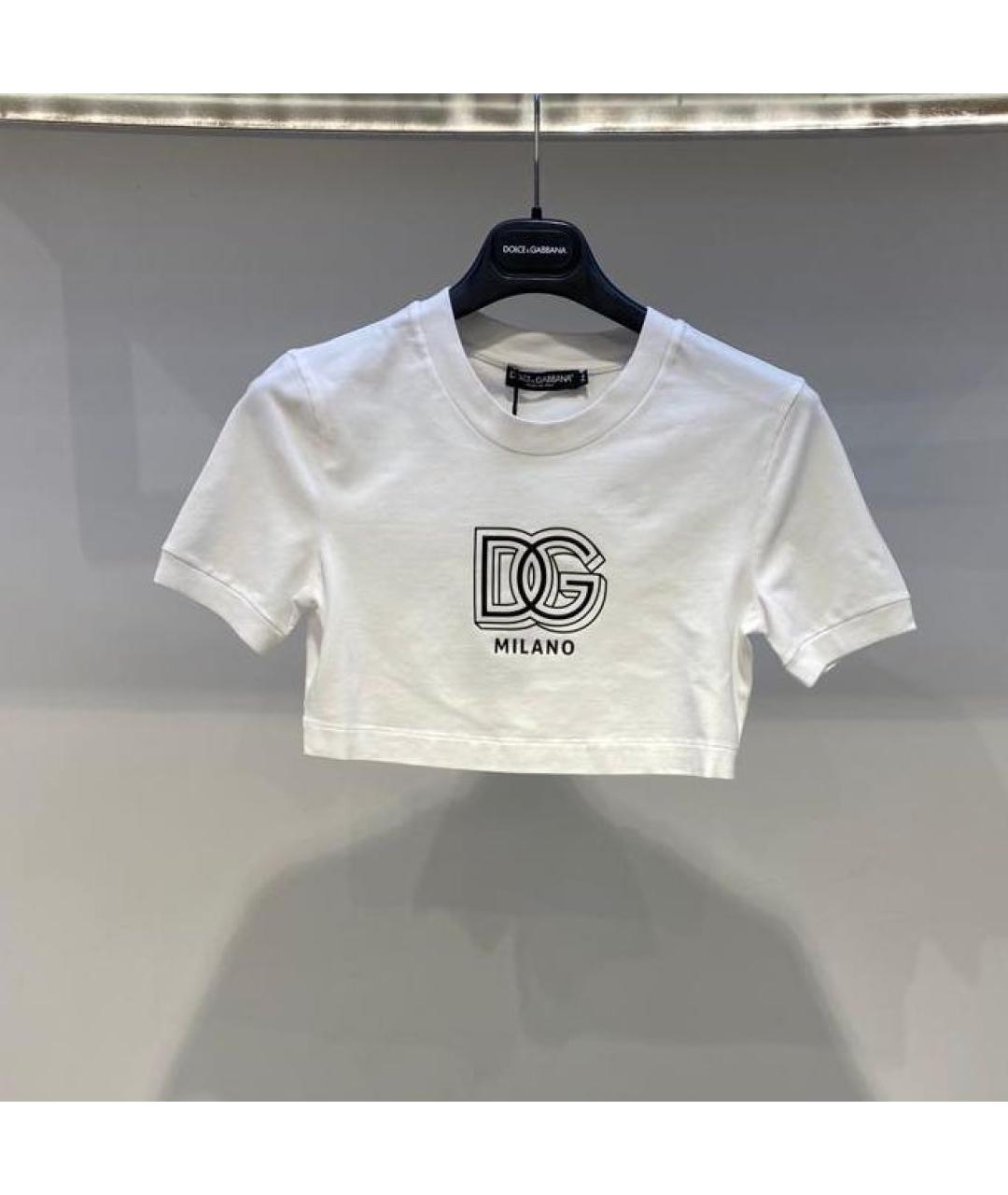 DOLCE&GABBANA Белая футболка, фото 3