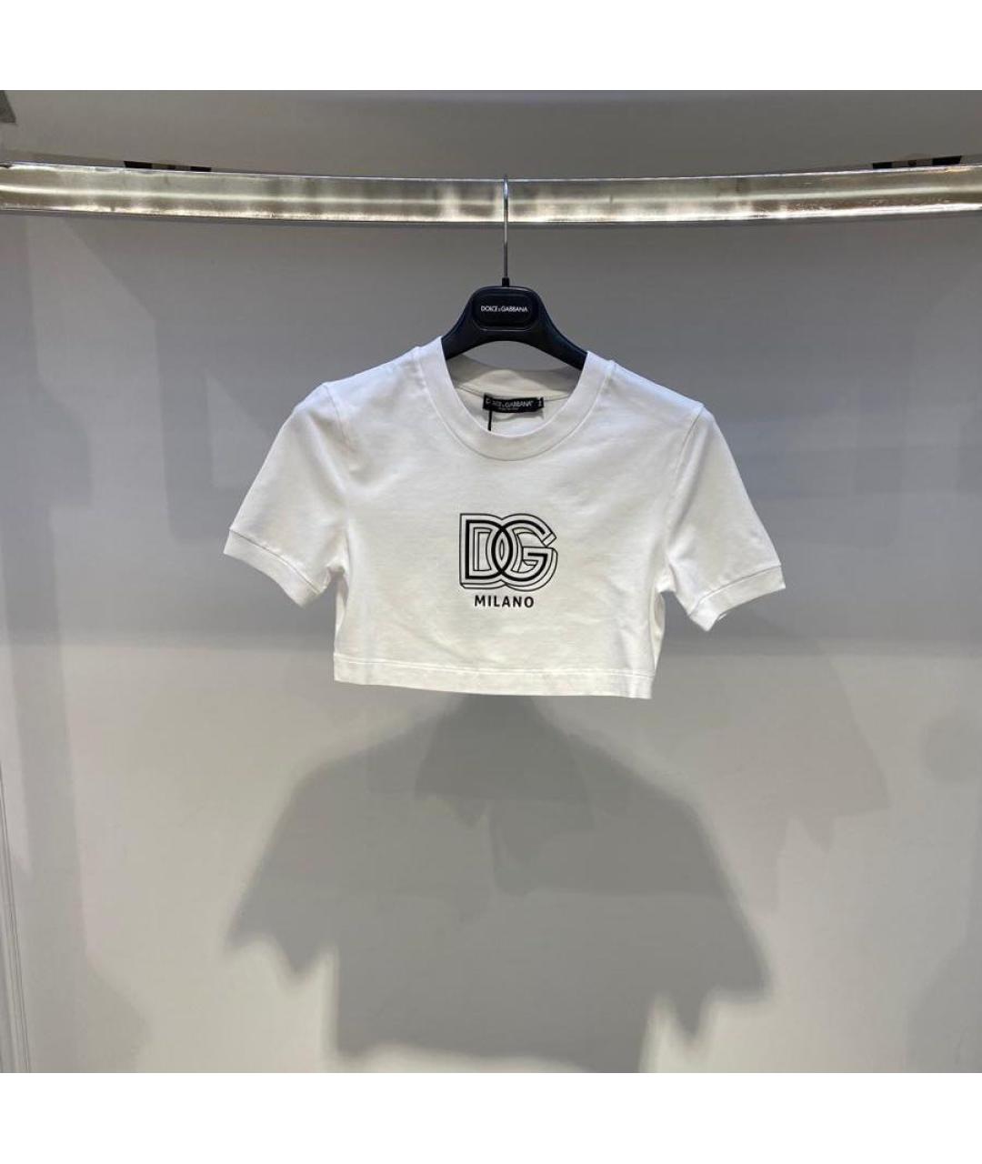 DOLCE&GABBANA Белая футболка, фото 2