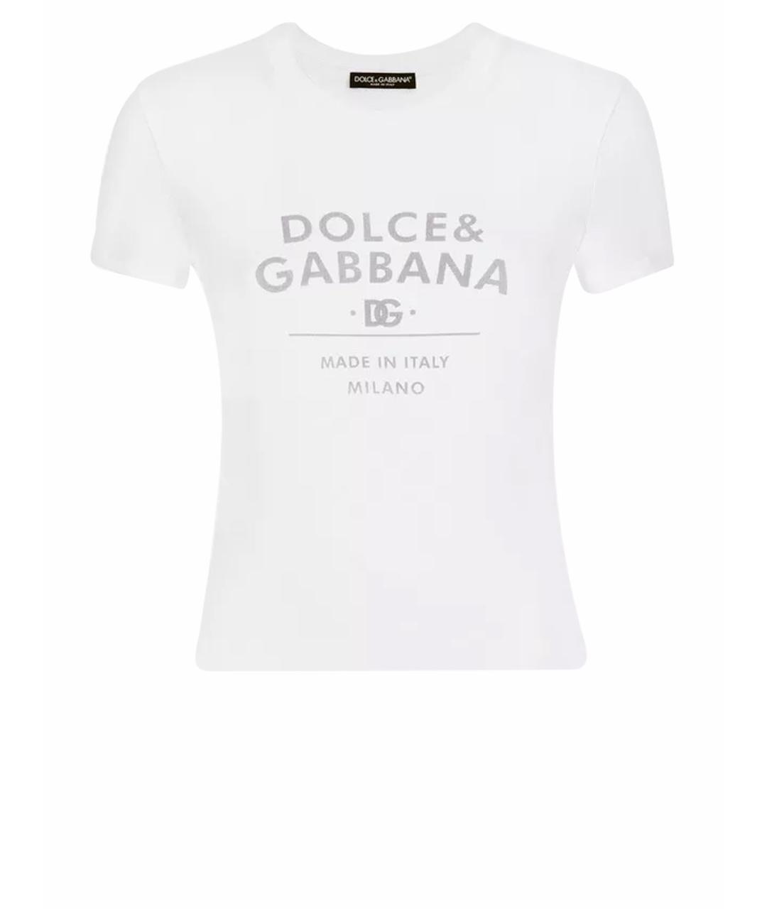 DOLCE&GABBANA Белая футболка, фото 1