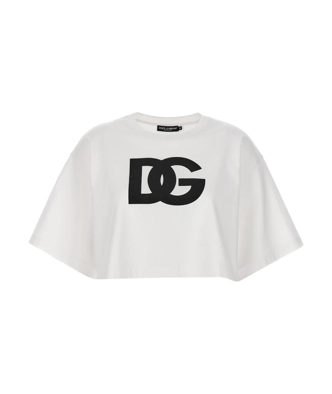 DOLCE&GABBANA Белая футболка, фото 1
