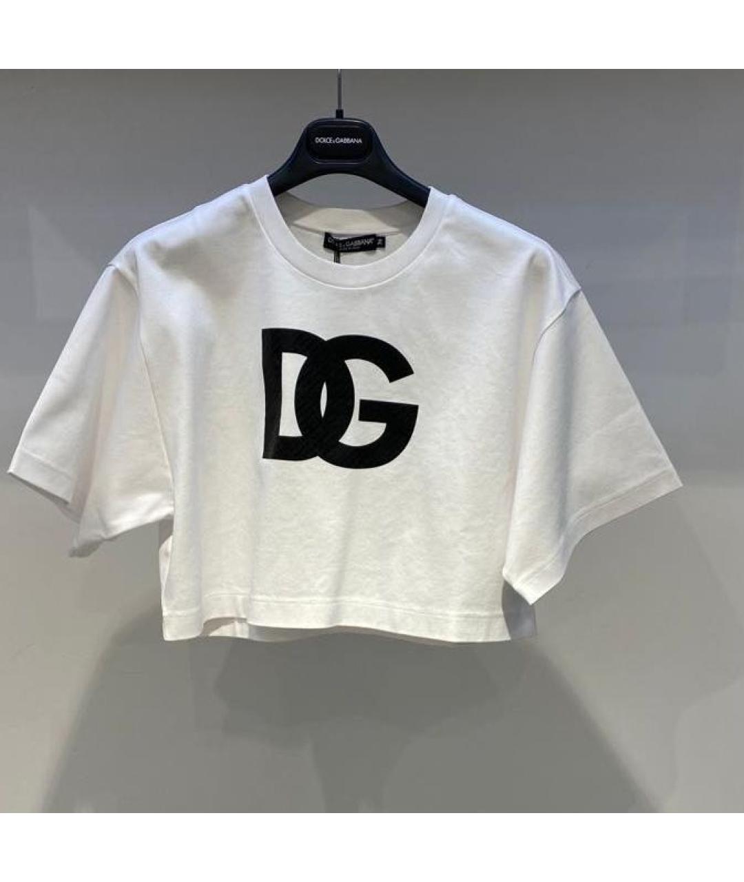 DOLCE&GABBANA Белая футболка, фото 2