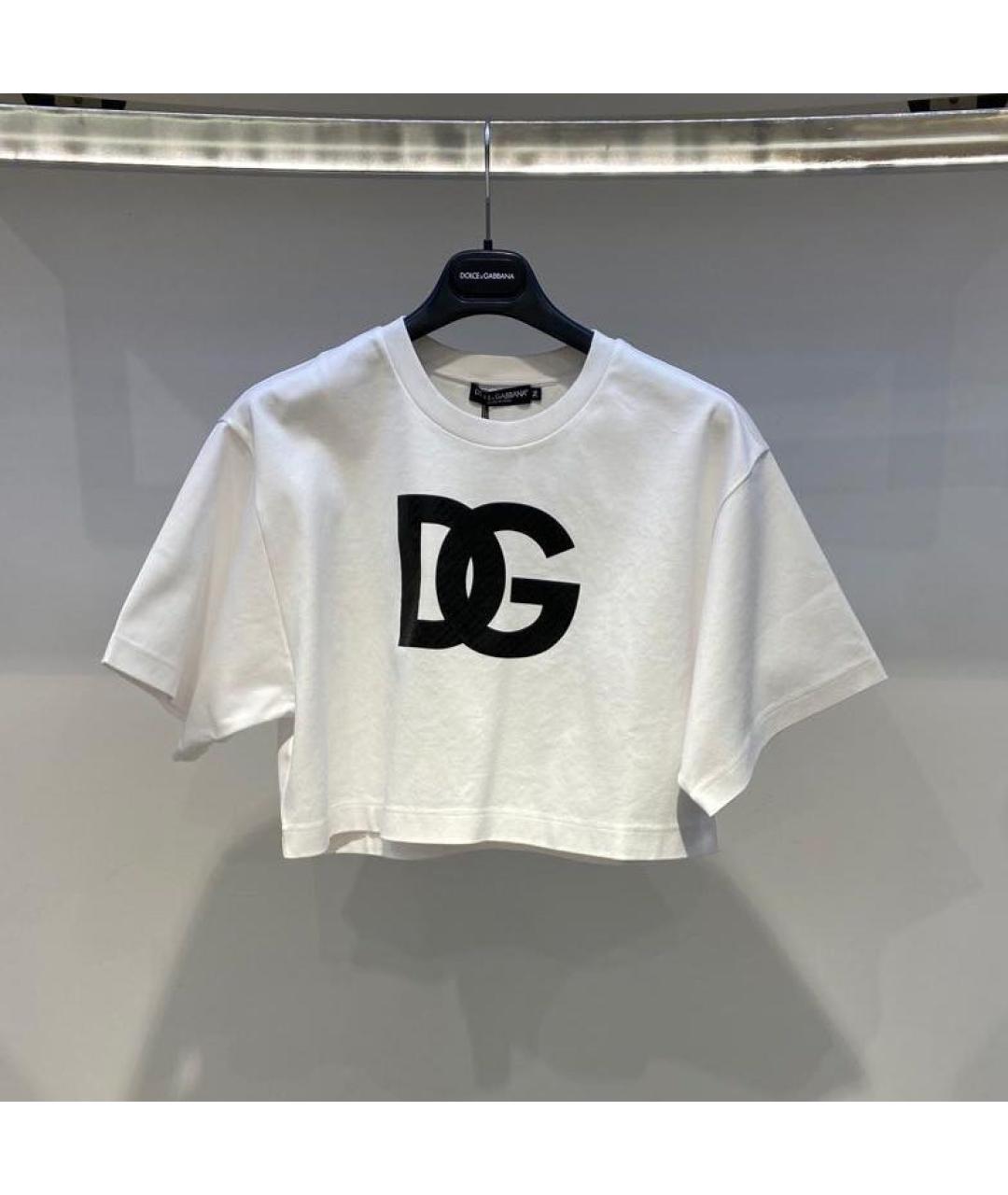 DOLCE&GABBANA Белая футболка, фото 3