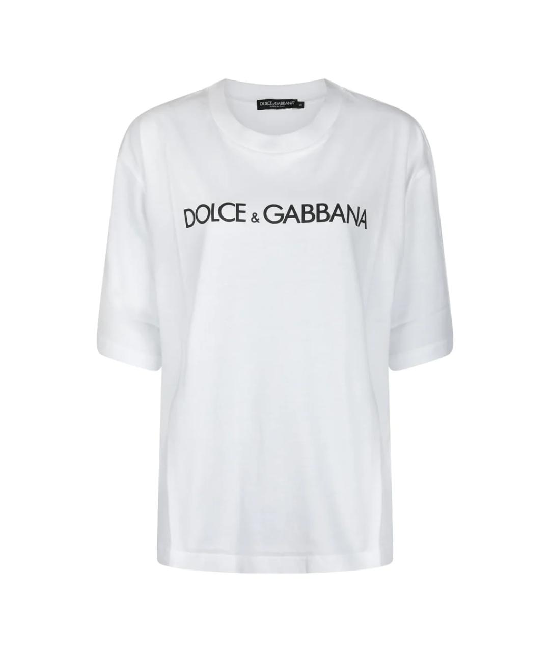 DOLCE&GABBANA Белая футболка, фото 1