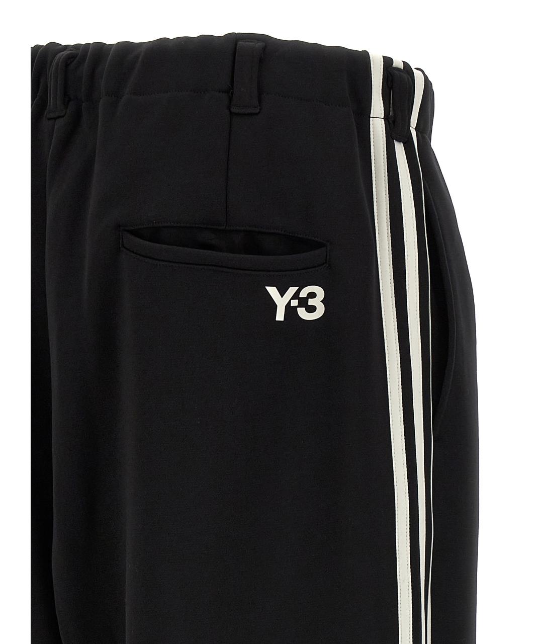 Y-3 Черные полиамидовые спортивные брюки и шорты, фото 5
