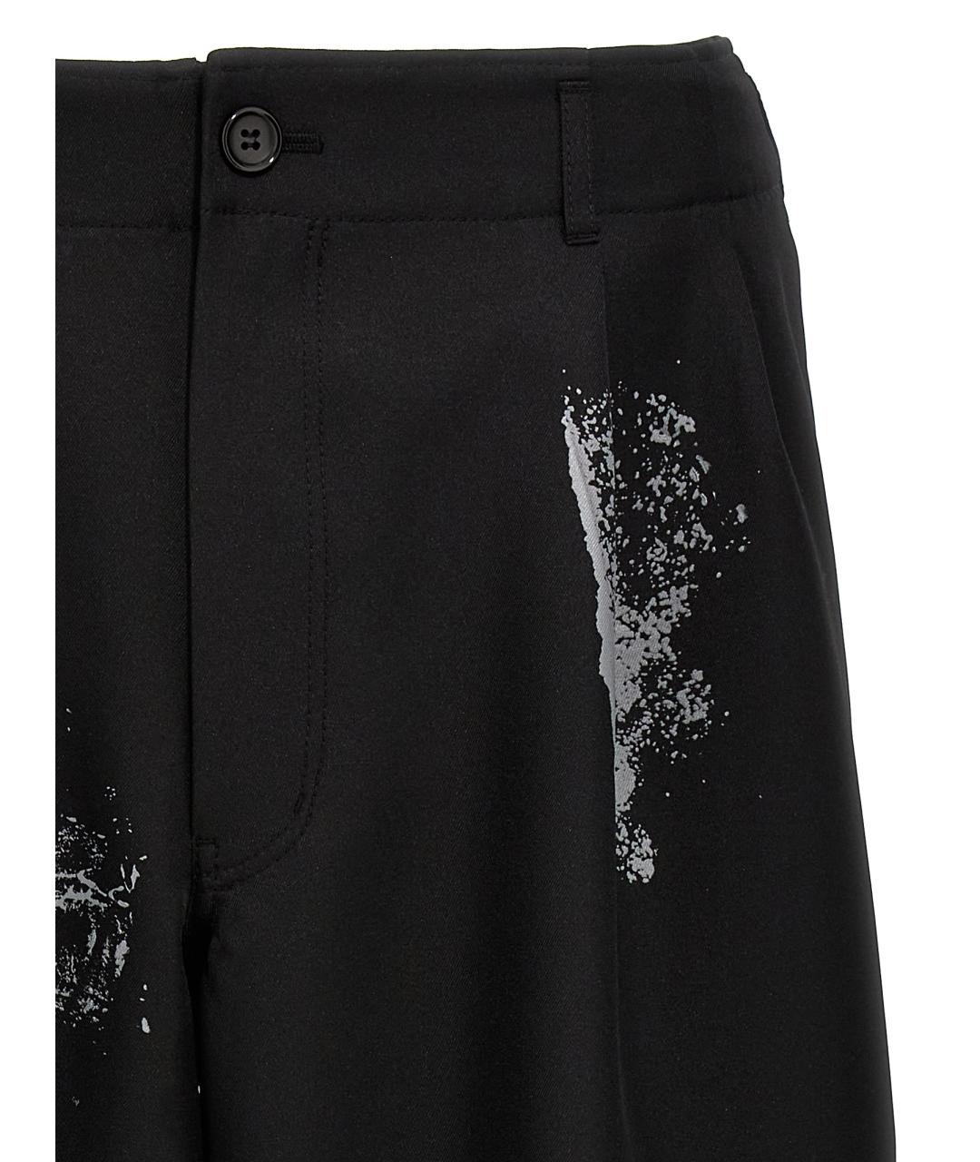 COMME DES GARÇONS SHIRT Черные полиэстеровые повседневные брюки, фото 3