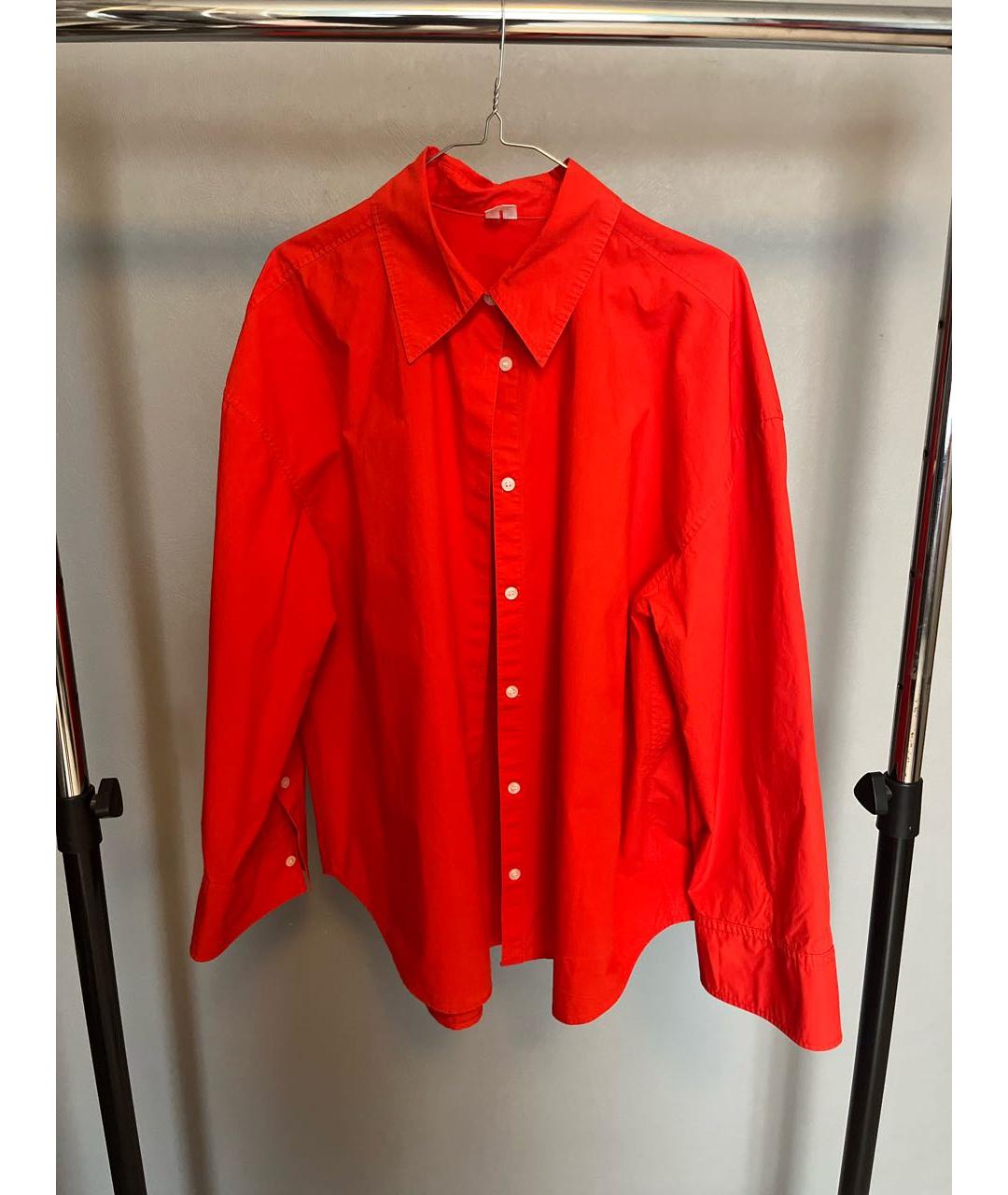 ARKET Красная хлопковая рубашка, фото 5