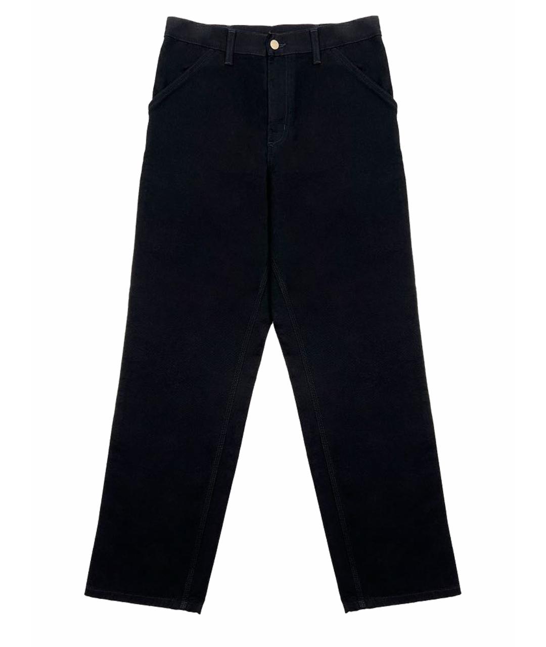 CARHARTT WIP Черные хлопковые джинсы, фото 1